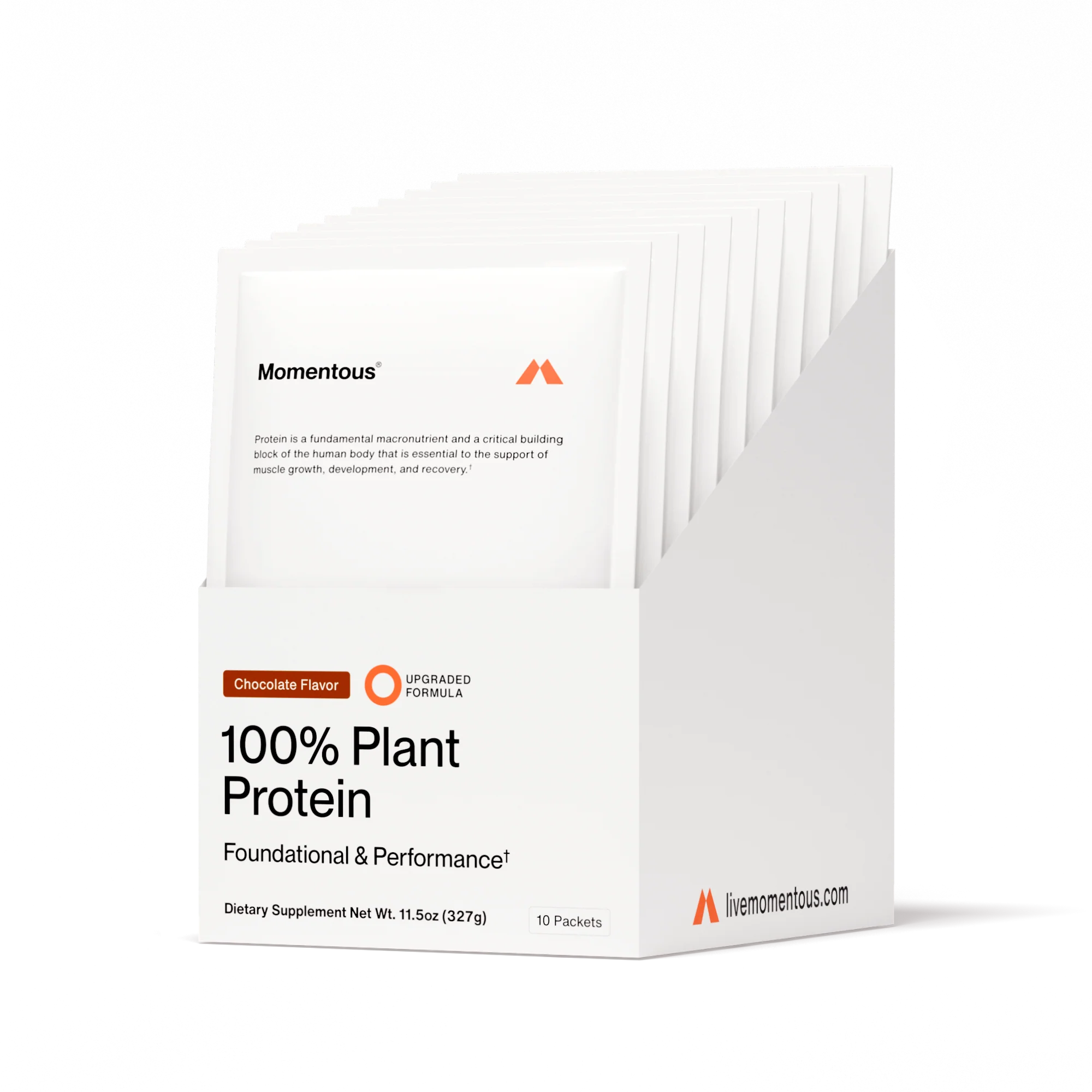 Momentous 100% Plant Protein 10-Travel Packs