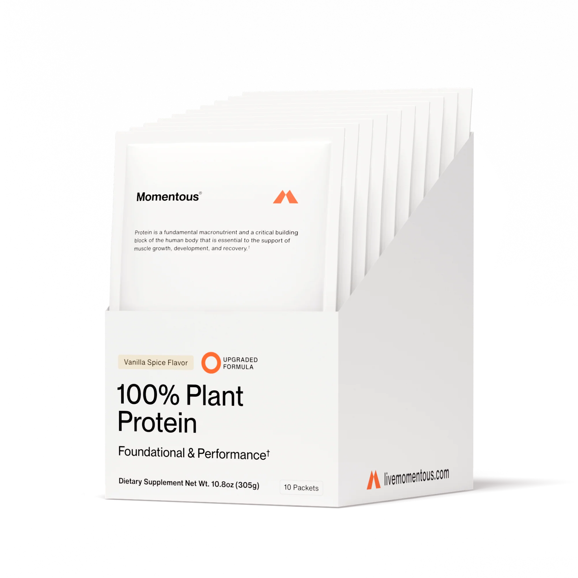 Momentous 100% Plant Protein 10-Travel Packs - Image 3