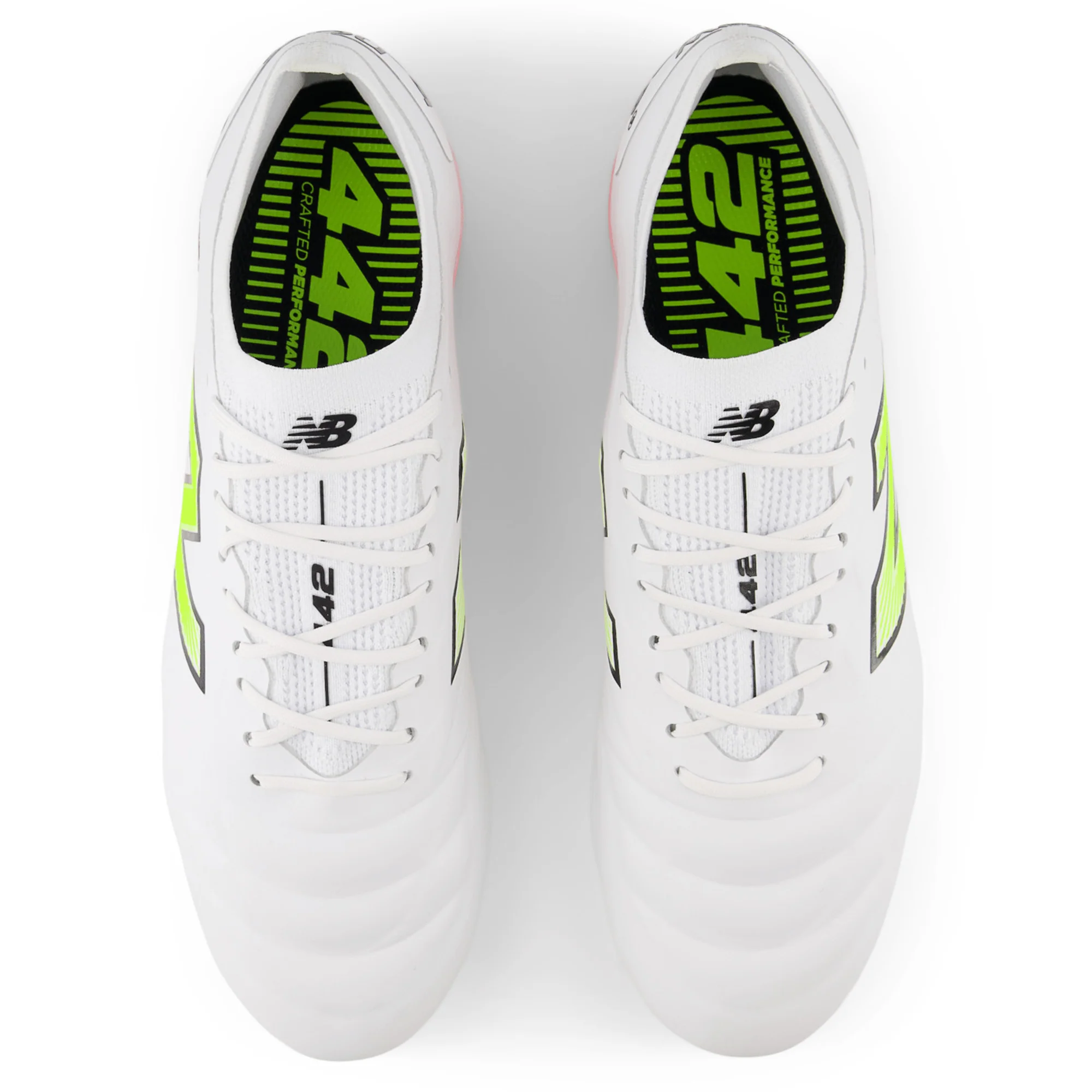 New Balance Wide 442 V2 Elite FG - White/Energy Red/Hi-Lite - Image 6