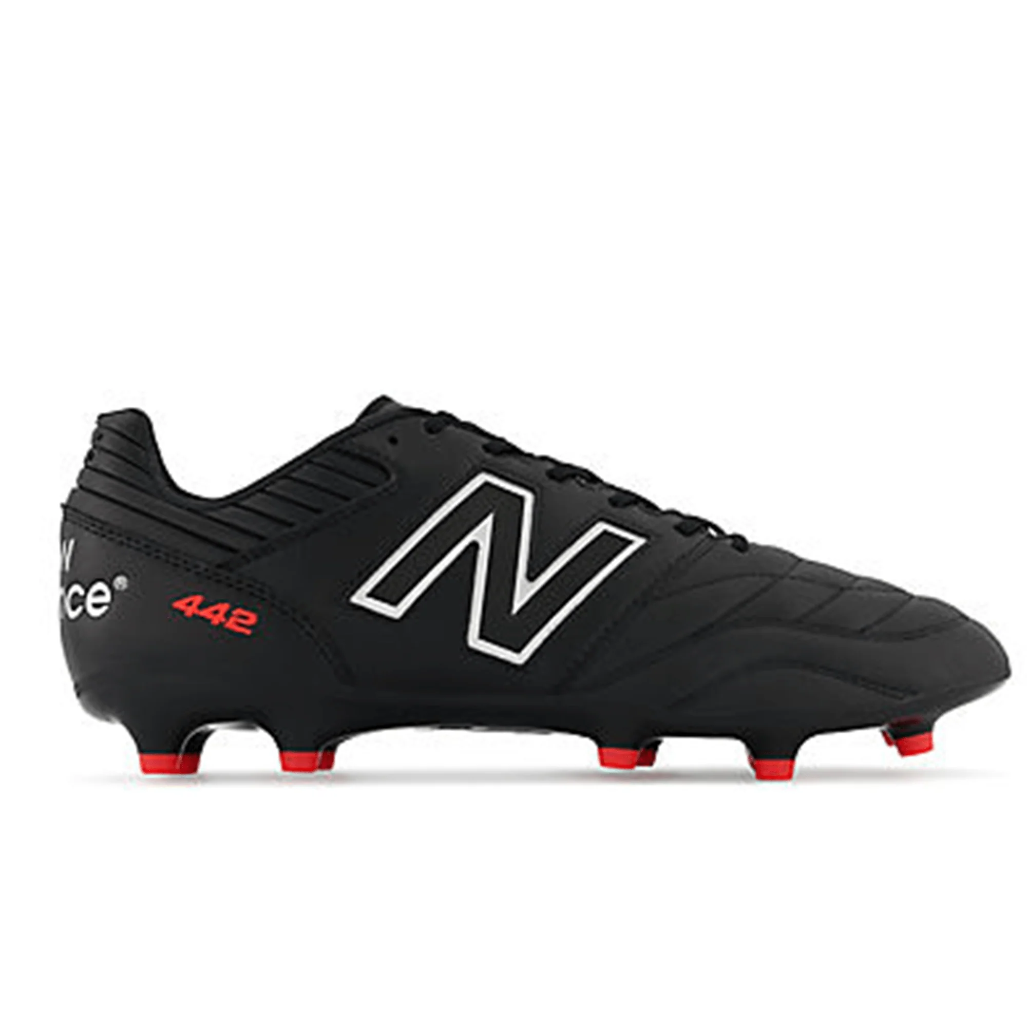 New Balance 442 V2 Pro Synthetic FG - Black/Silver - Image 3