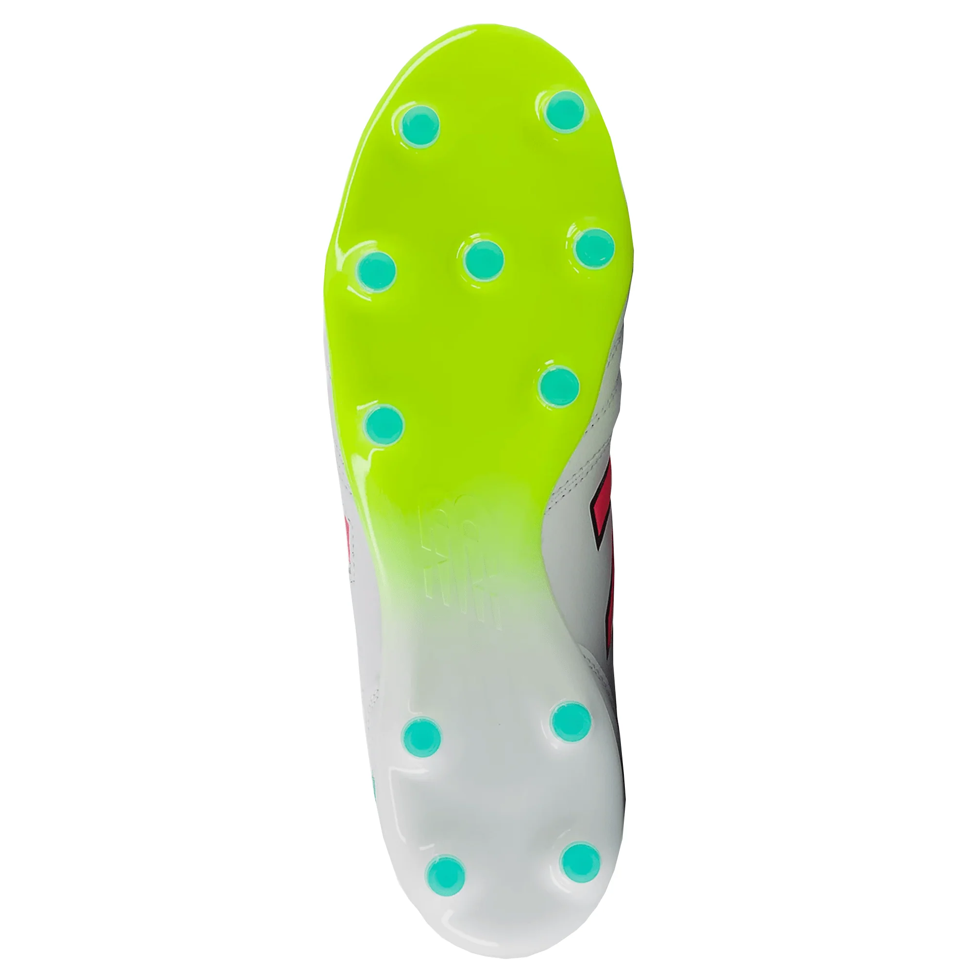 New Balance Wide 442 v2 Pro Synthetic FG - White/Hi Lite/Neon Pink - Image 7