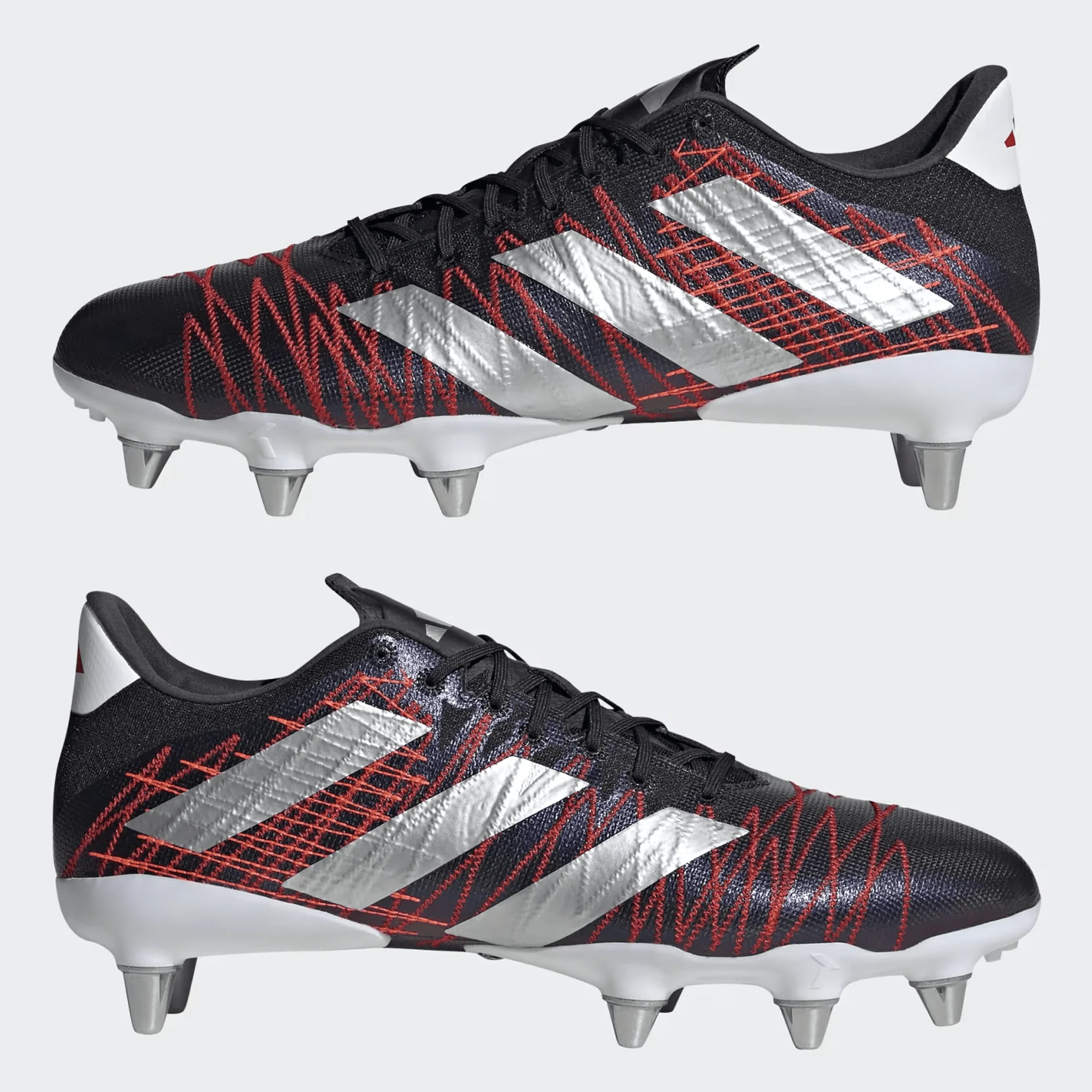 adidas Kakari Z.1 SG 24- Core Black/Silver Metallic/Better Scarlet - Image 8