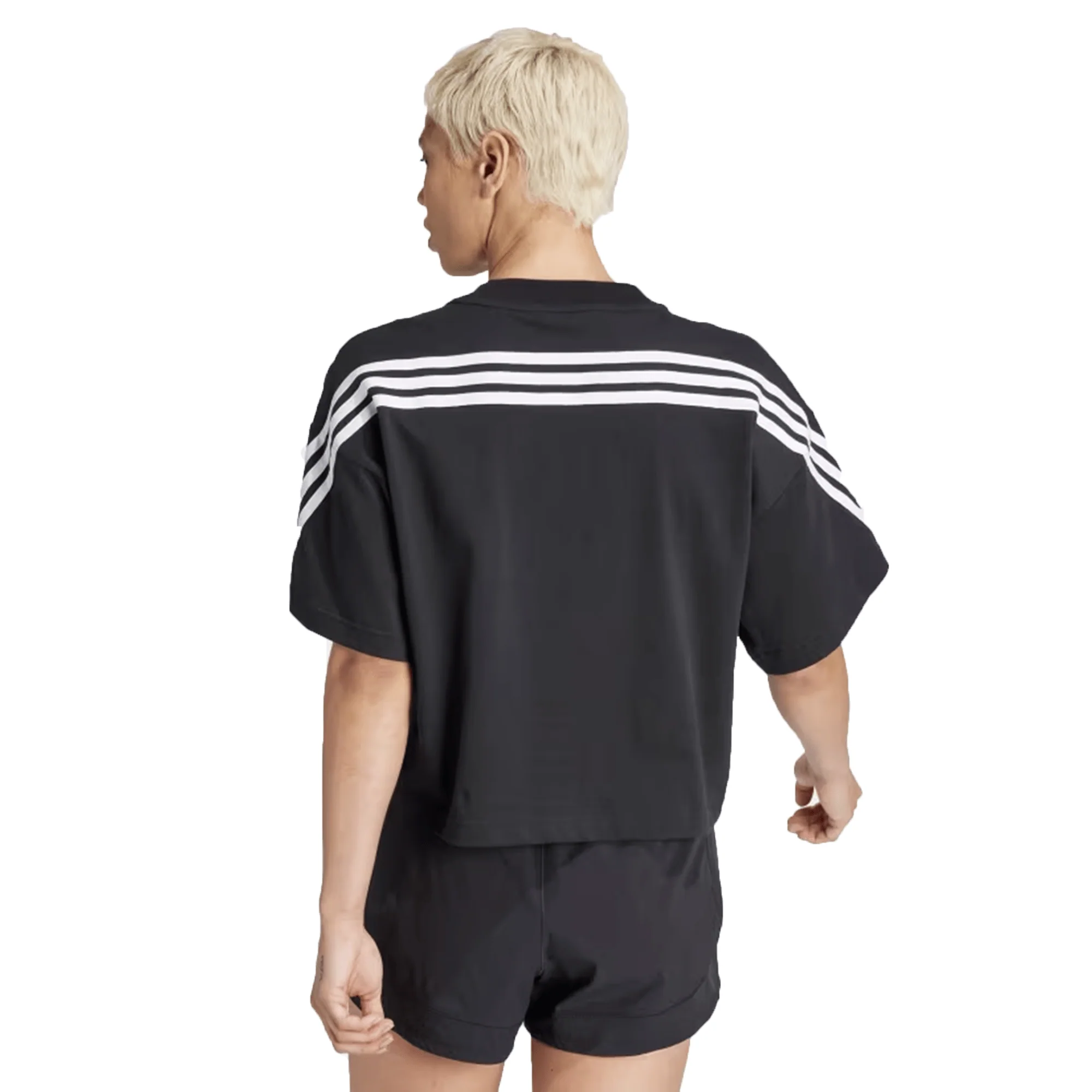 Women's Black Ferns 3-Stripe Tee by adidas - Image 5