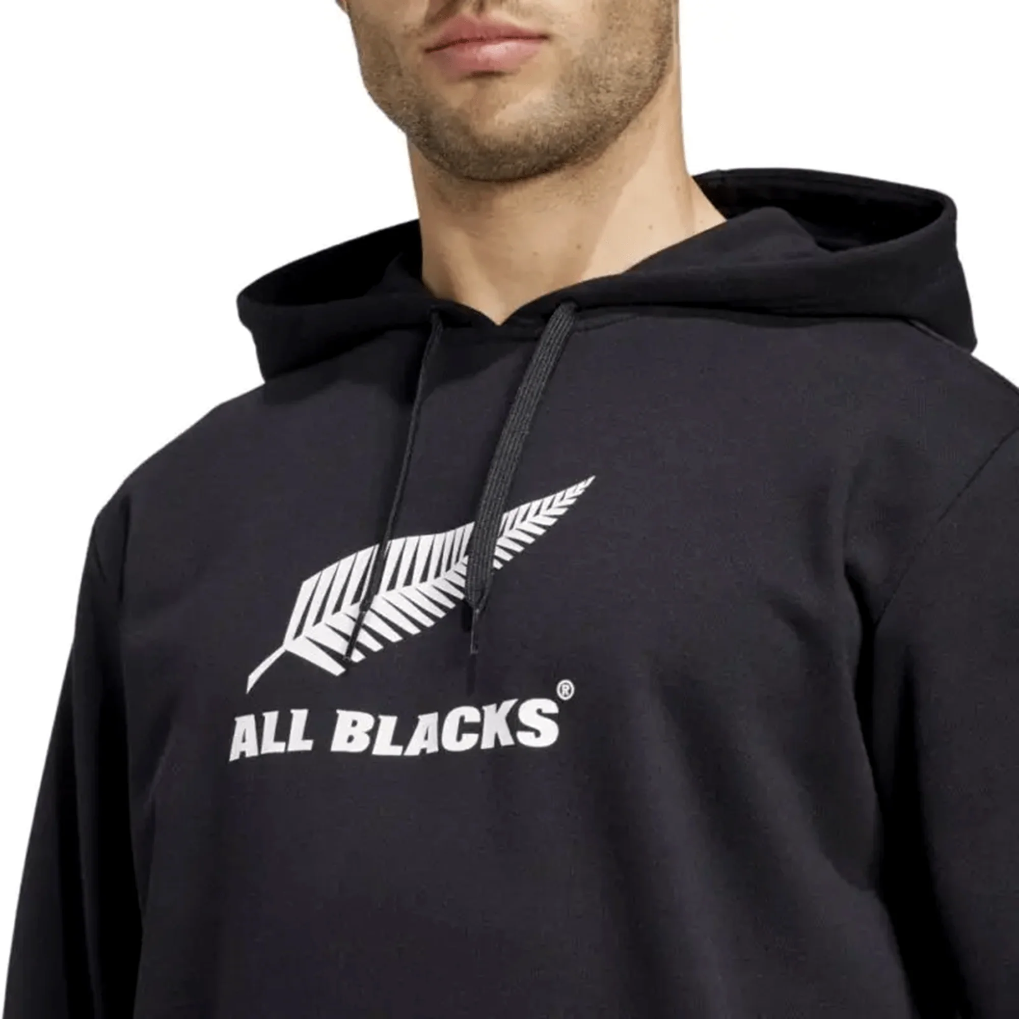 All Blacks Logo Hoodie by adidas - Image 3