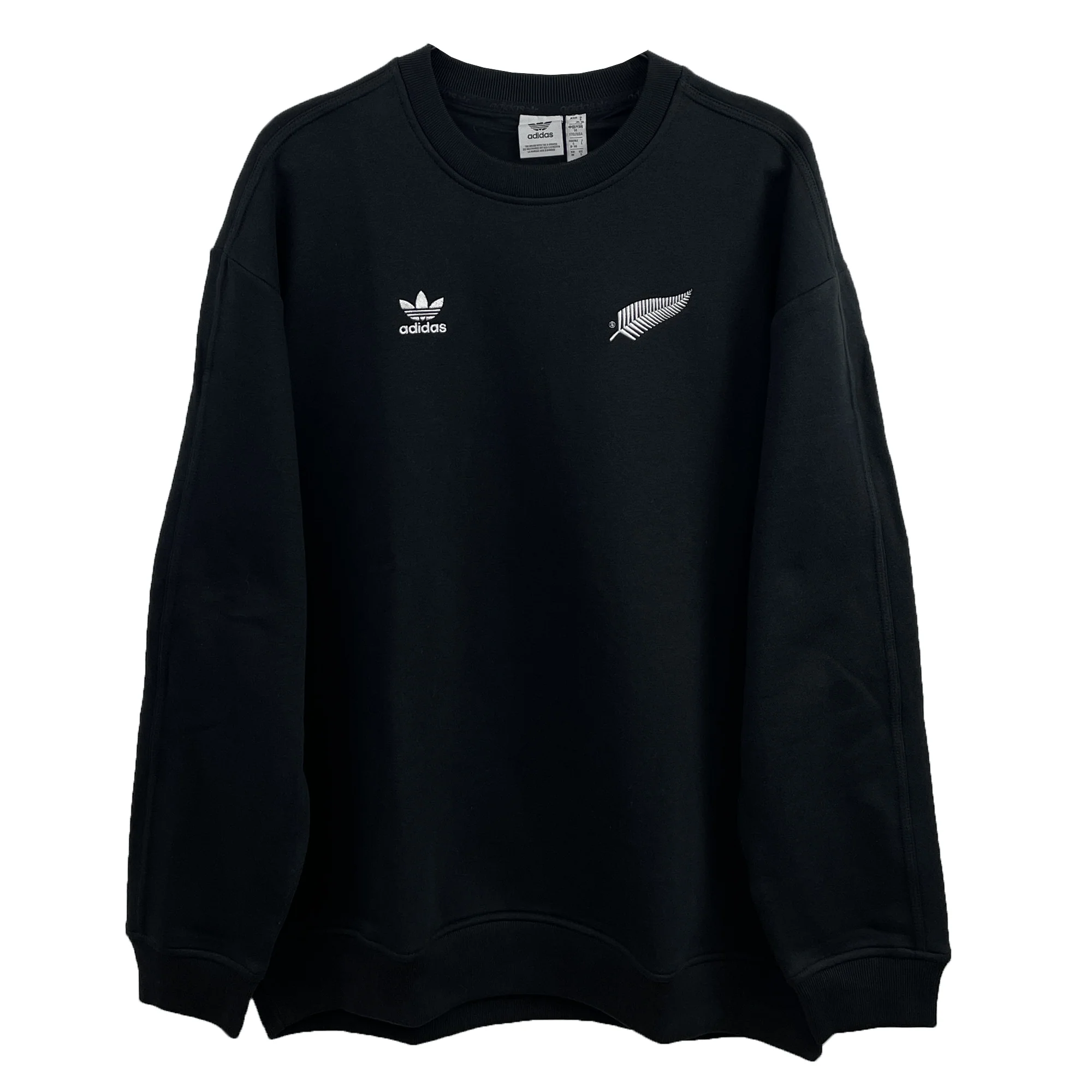 Women's All Blacks 24/25 Originals Essential Crewneck Fleece by adidas