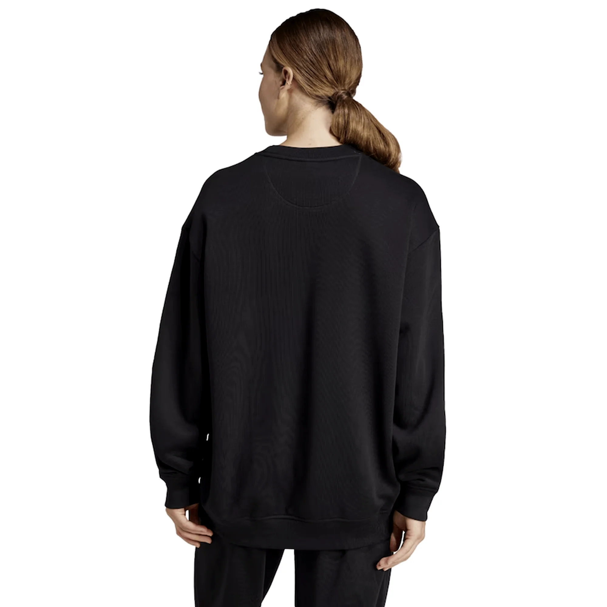 Women's All Blacks 24/25 Originals Essential Crewneck Fleece by adidas - Image 3