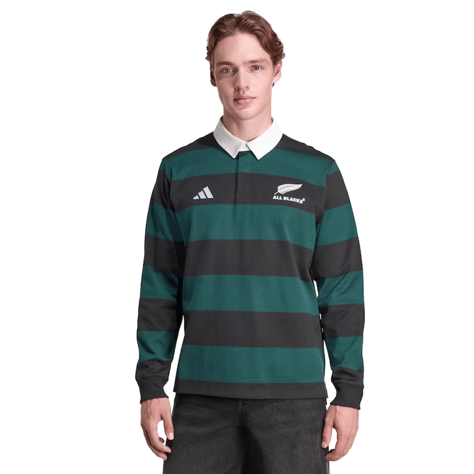 All Blacks 25/26 Long Sleeve Heritage Polo by adidas - Image 3