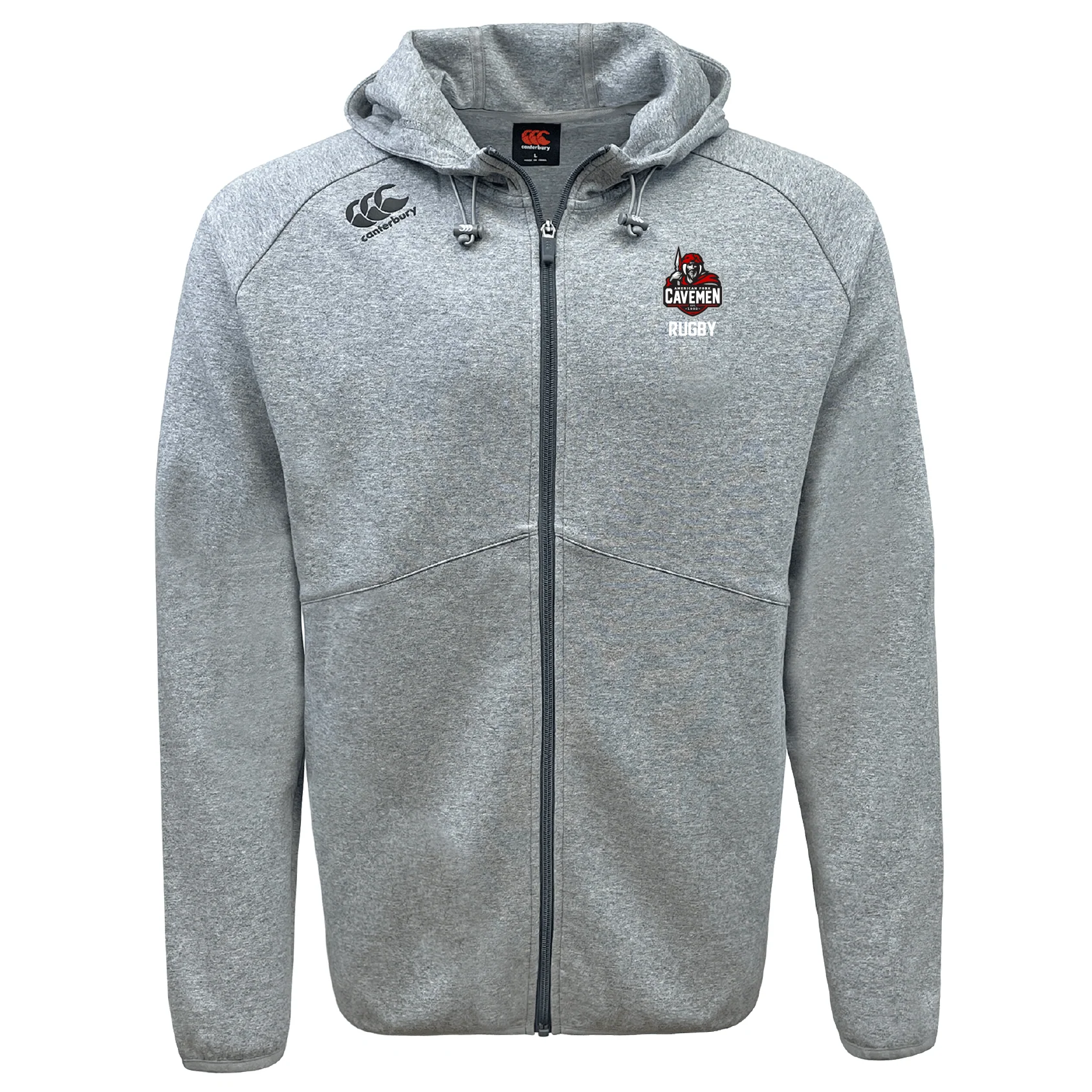 American Fork Cavemen Tempo Vapodri Full-Zip Hoodie by Canterbury - Image 2