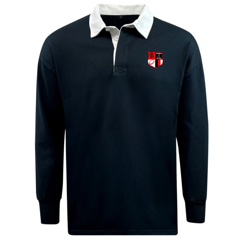 Amoskeag Rugby Club Classic Long Sleeve Solid Rugby Jersey