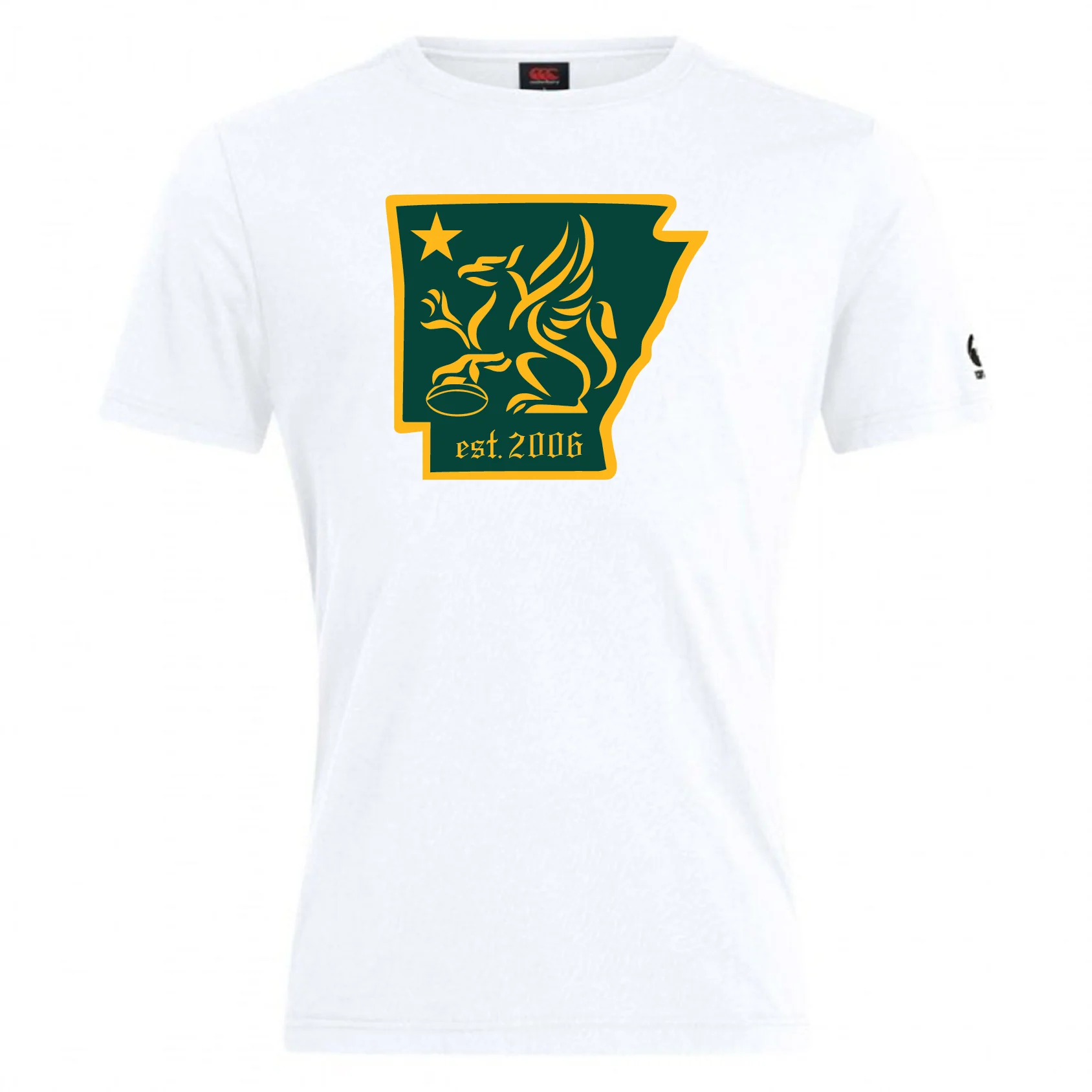Arkansas Gryphons Club Plain Tee by Canterbury - Image 3