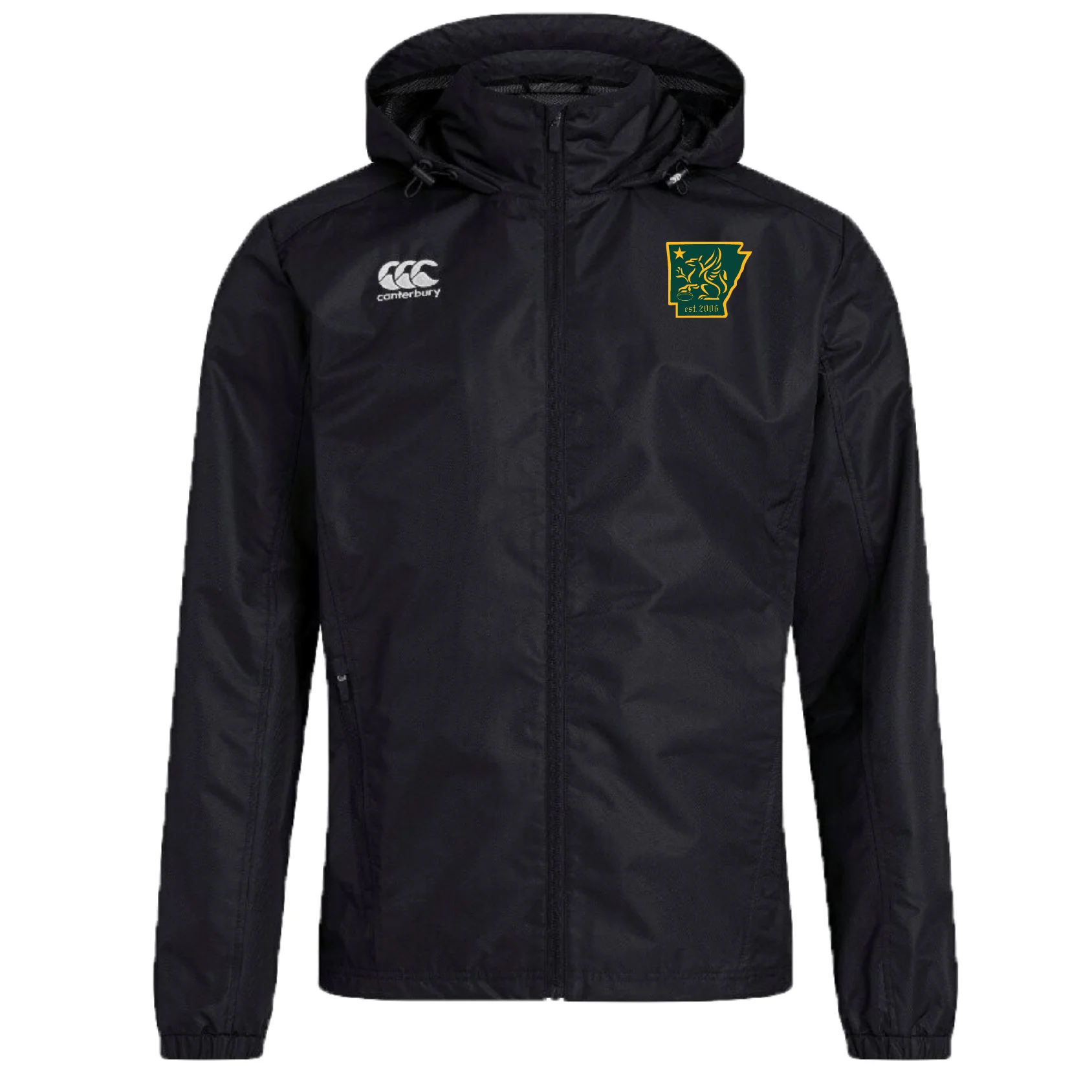 Arkansas Gryphons Club Vaposhield Full Zip Rain Jacket by Canterbury