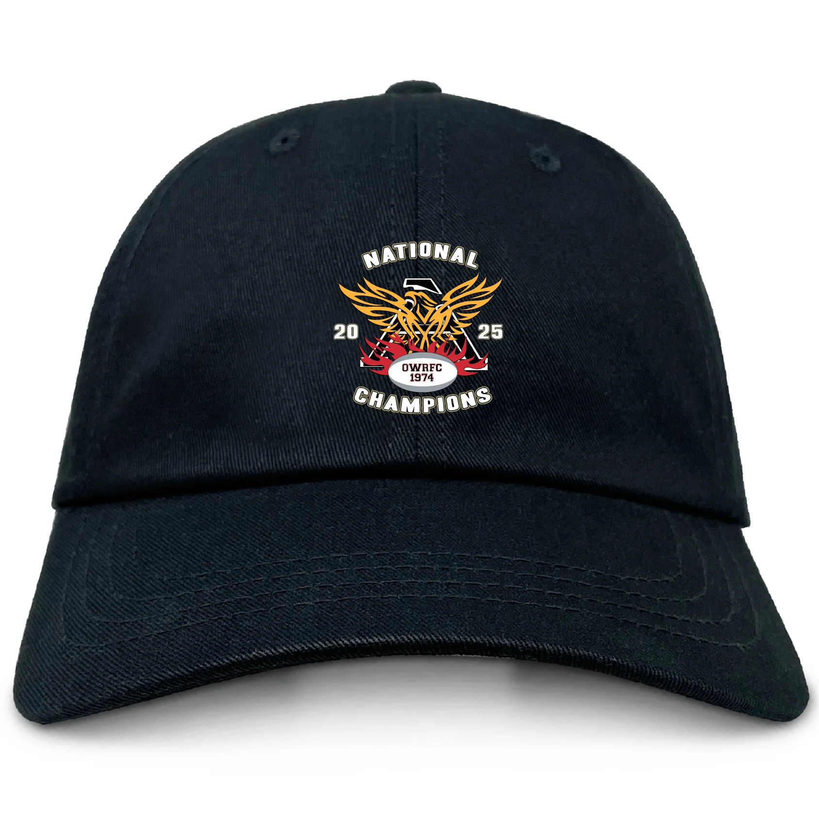 Atlanta Old White Rugby Champs Adult Low-Profile Cotton Twill Dad Cap