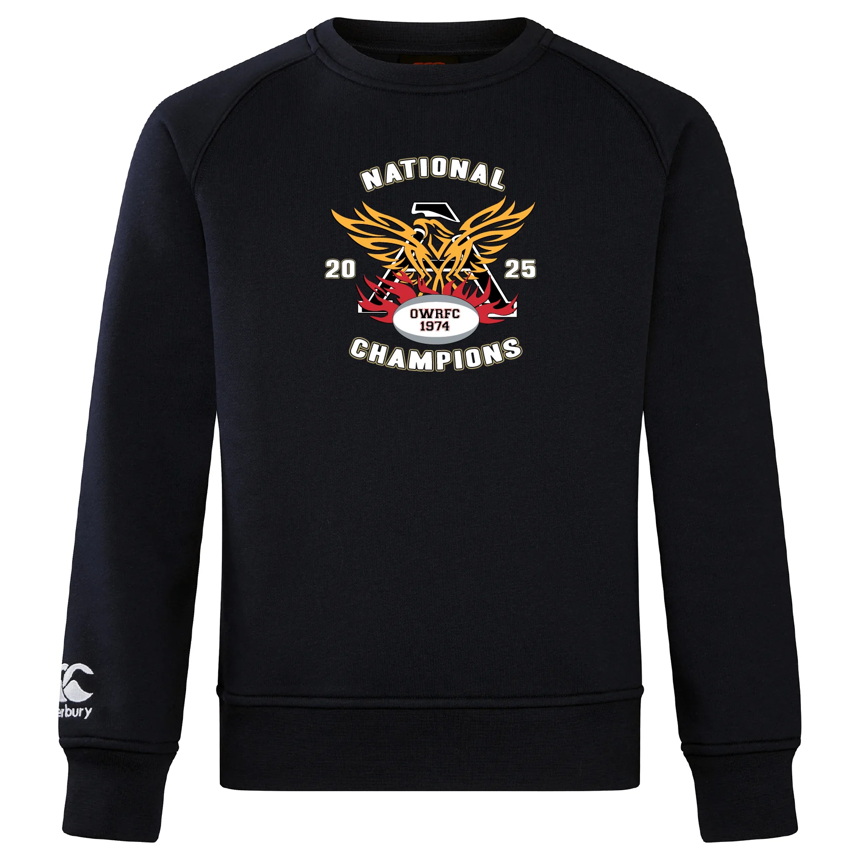 Atlanta Old White Rugby Champs Club Crew Sweatshirt by Canterbury