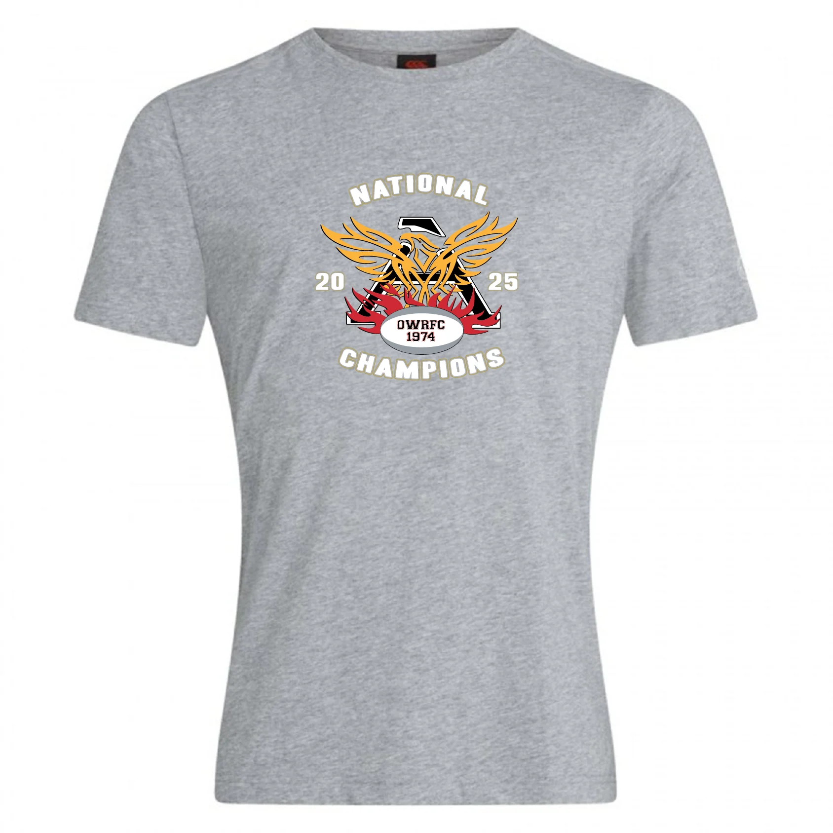 Atlanta Old White Rugby Champs Club Plain Tee by Canterbury - Image 3