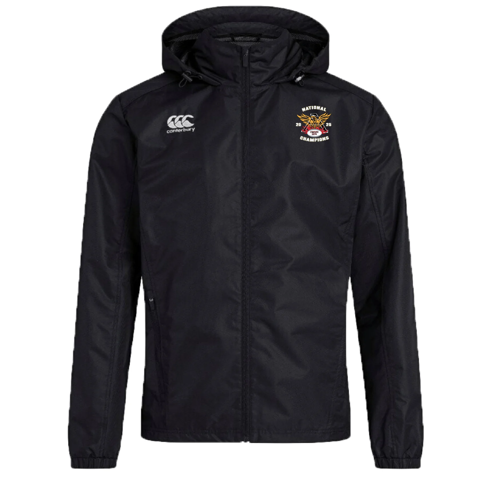 Atlanta Old White Rugby Champs Club Vaposhield Full Zip Rain Jacket by Canterbury