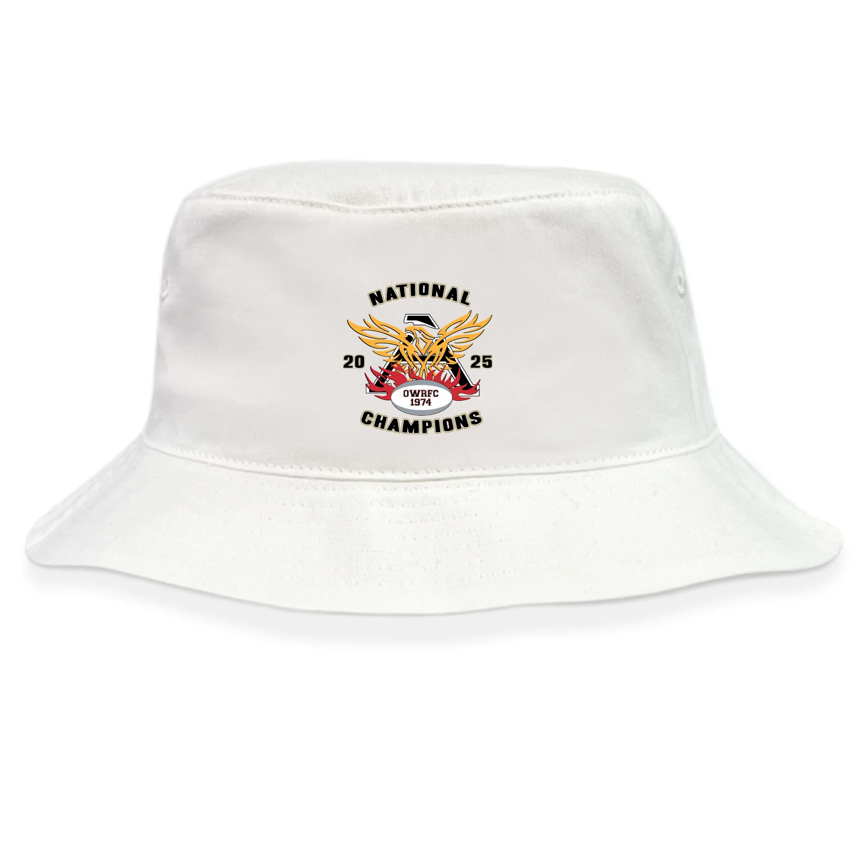 Atlanta Old White Rugby Champs Crusher Bucket Cap