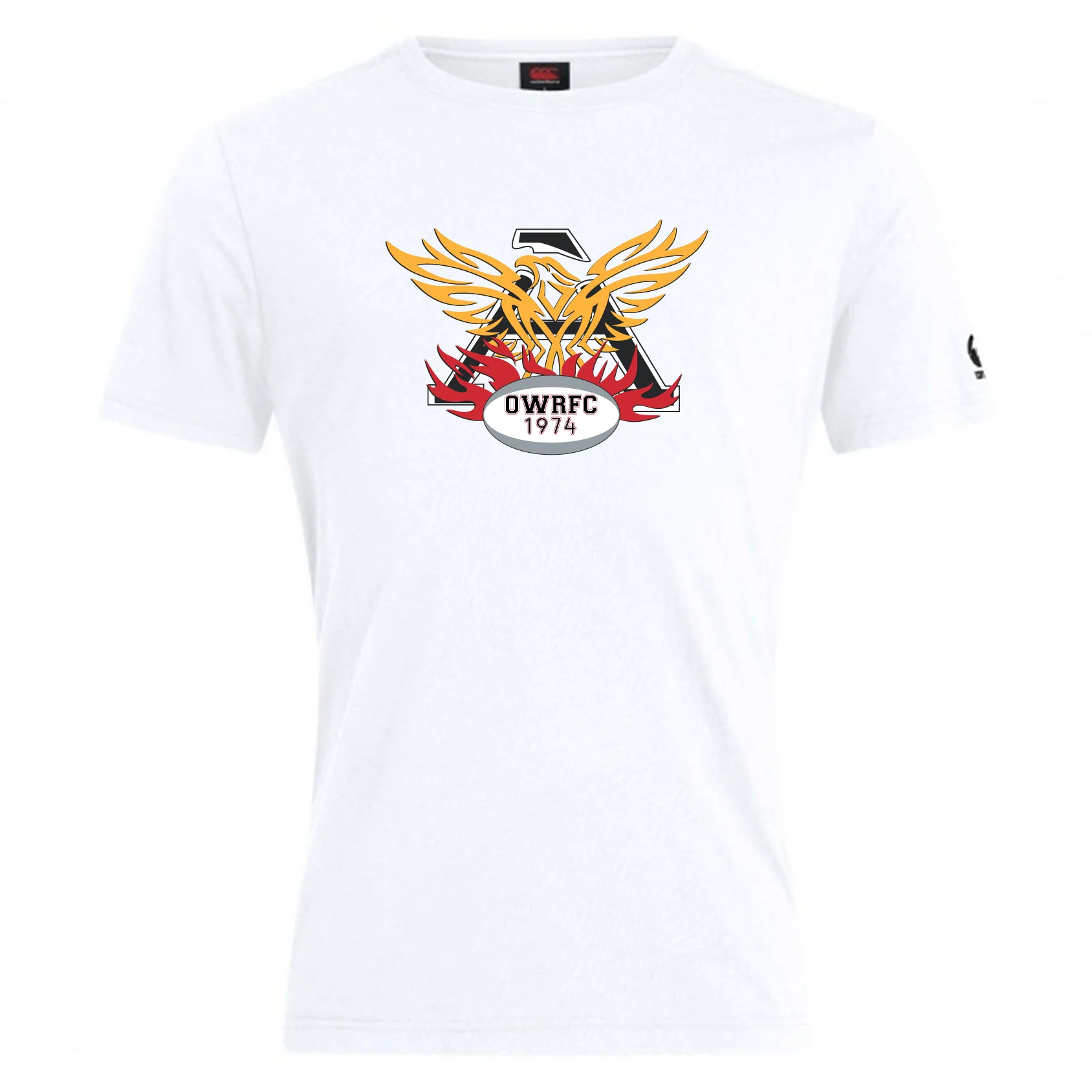 Atlanta Old White Rugby Club Plain Tee by Canterbury - Image 3