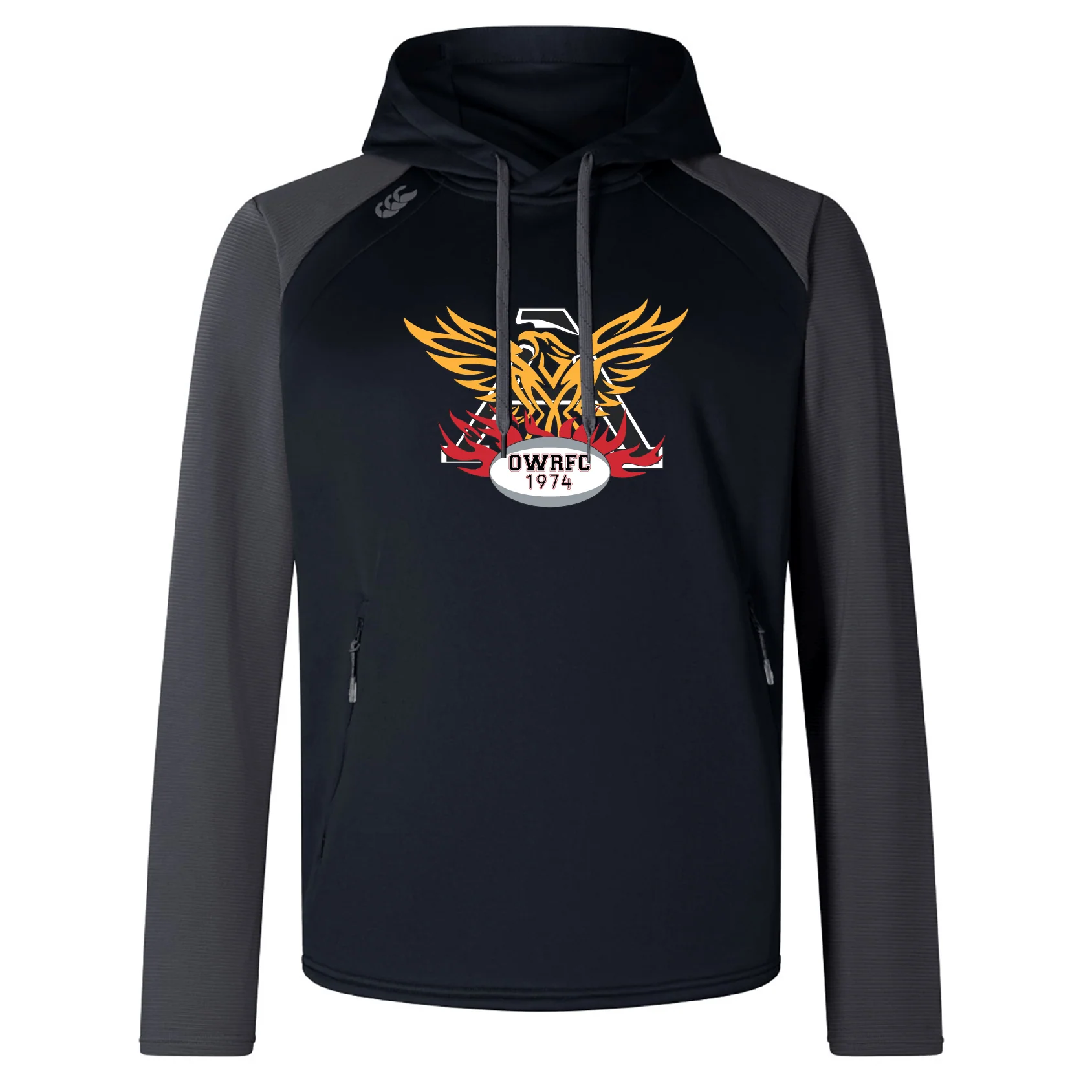 Atlanta Old White Rugby Elite Training Hoody by Canterbury
