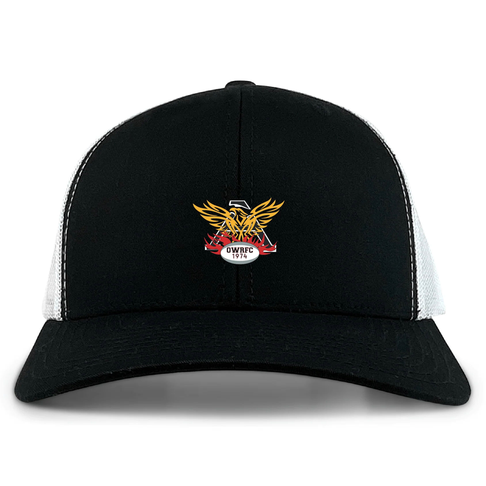 Atlanta Old White Rugby Retro Trucker Cap