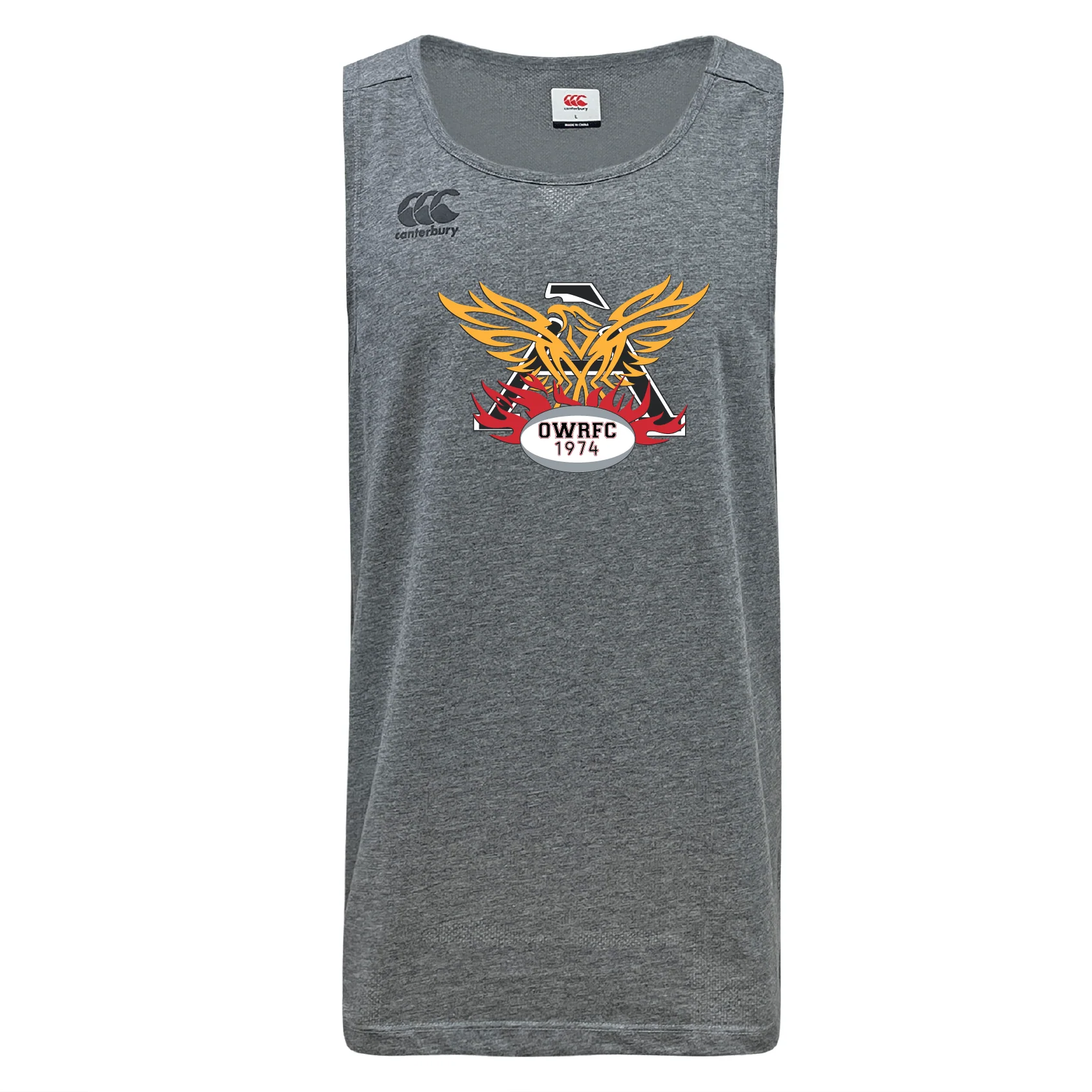 Atlanta Old White Rugby Tempo Vapodri Singlet by Canterbury - Image 2