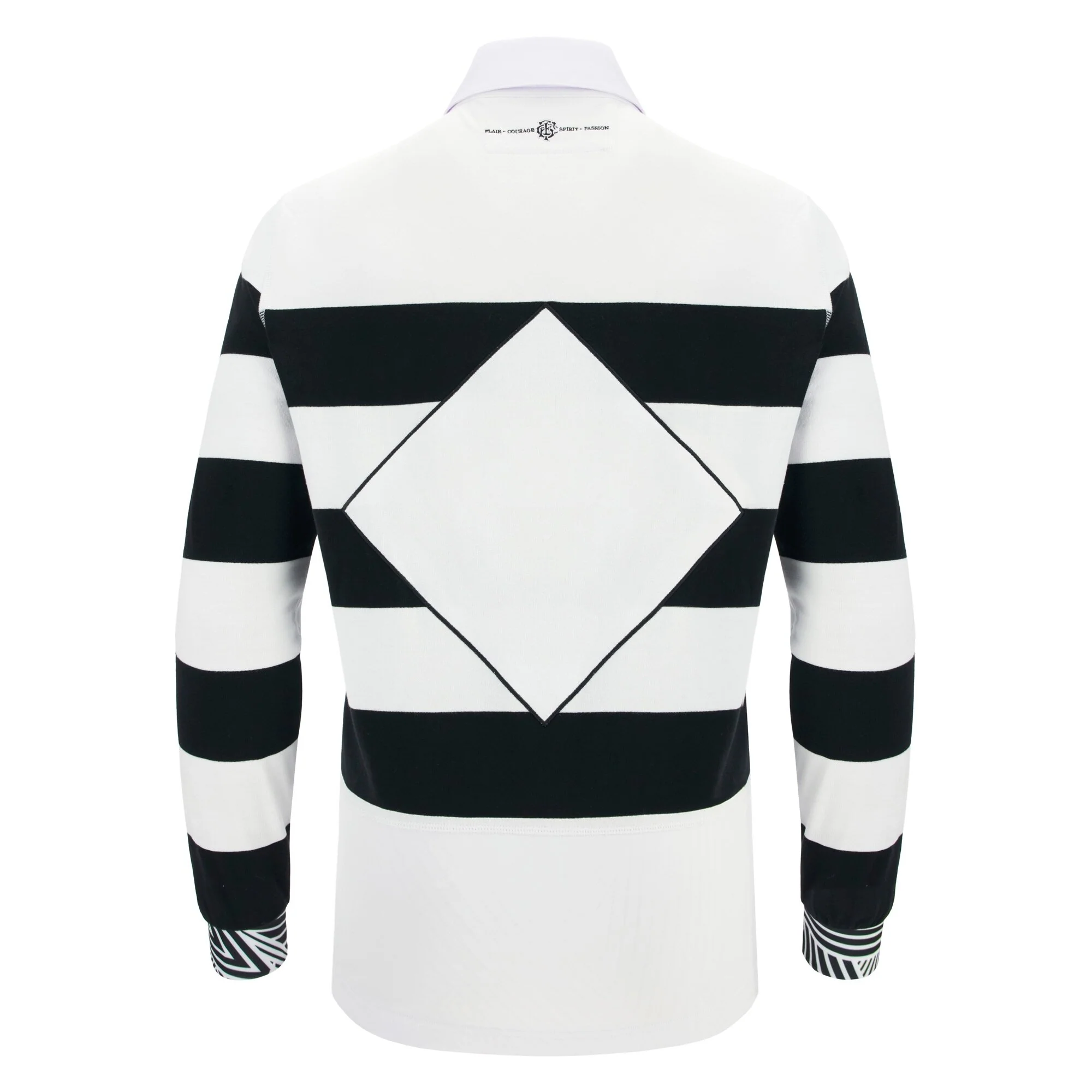 Barbarians 25/26 Cotton Long Sleeve Home Jersey by Macron - Image 2