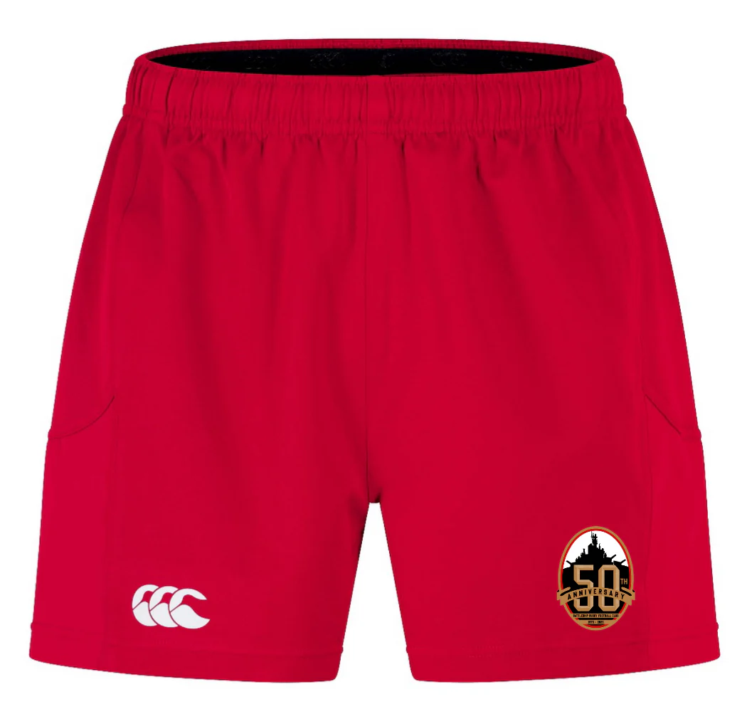 Battleship Rugby Club 50th Anniversary Advantage Short 2.0 by Canterbury