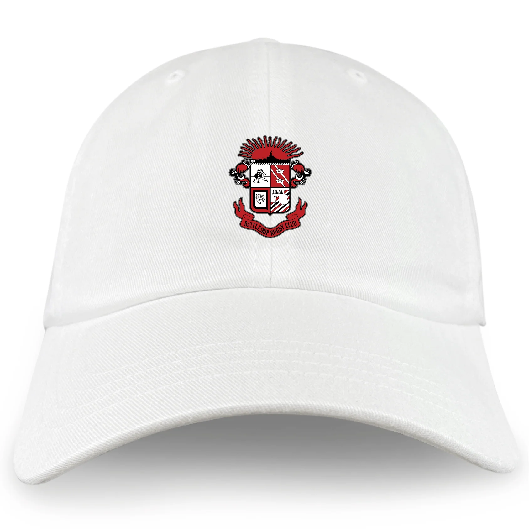 Battleship Rugby Club Adult Low-Profile Cotton Twill Dad Cap - Image 3