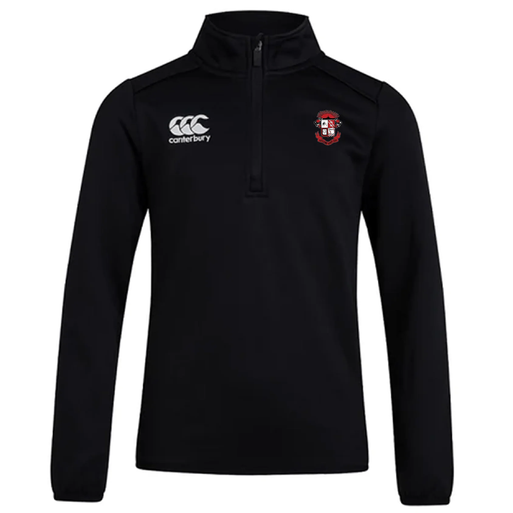 Battleship Rugby Club Club 1/4 Zip Mid Layer Training Top by Canterbury
