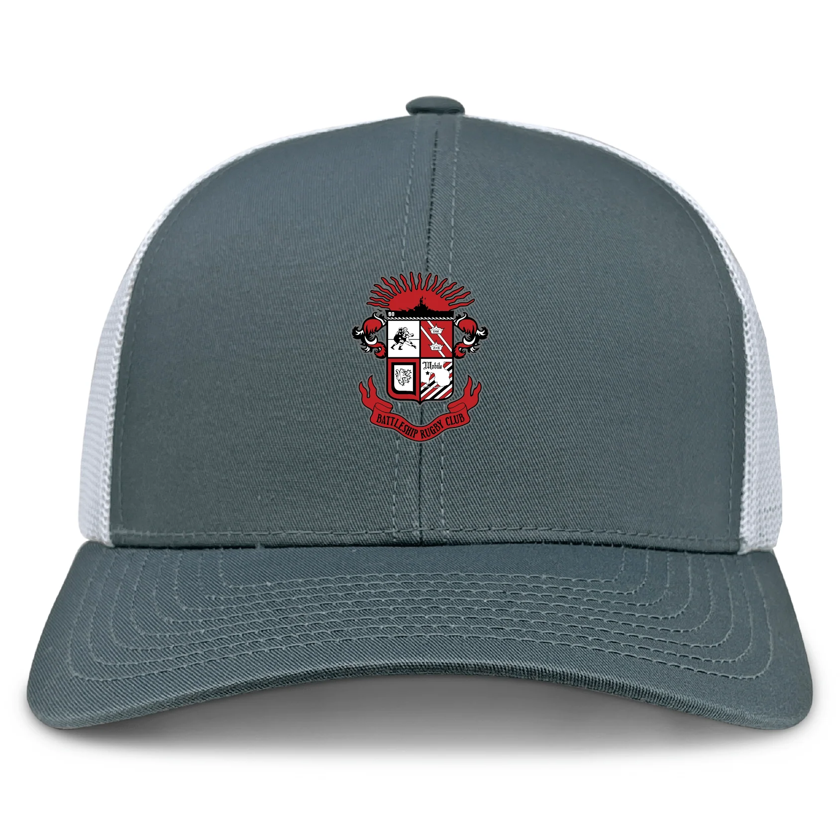 Battleship Rugby Club Retro Trucker Cap - Image 2