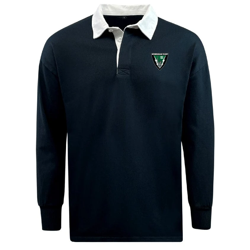 Birmingham Rugby Classic Long Sleeve Solid Rugby Jersey