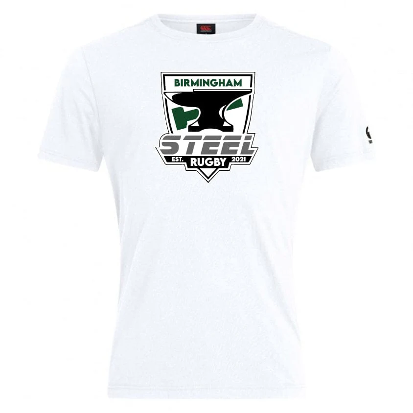 Birmingham Steel Rugby Club Plain Tee by Canterbury - Image 3