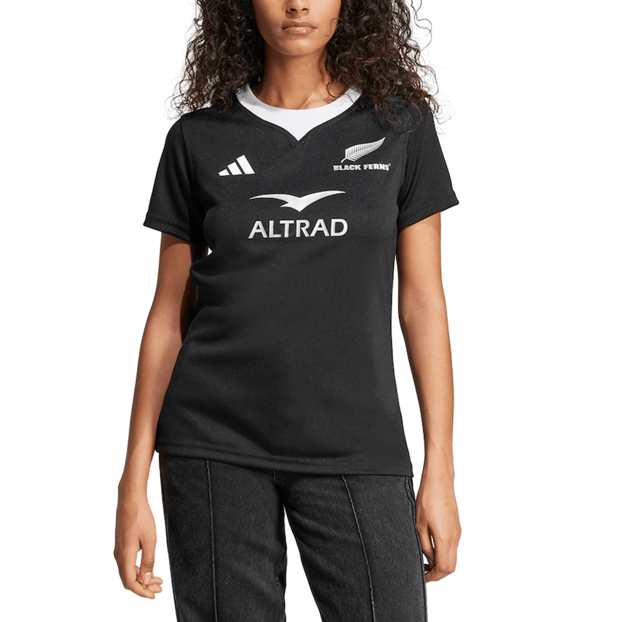 Women's Black Ferns 24/25 Home Supporters Jersey by adidas - Image 3