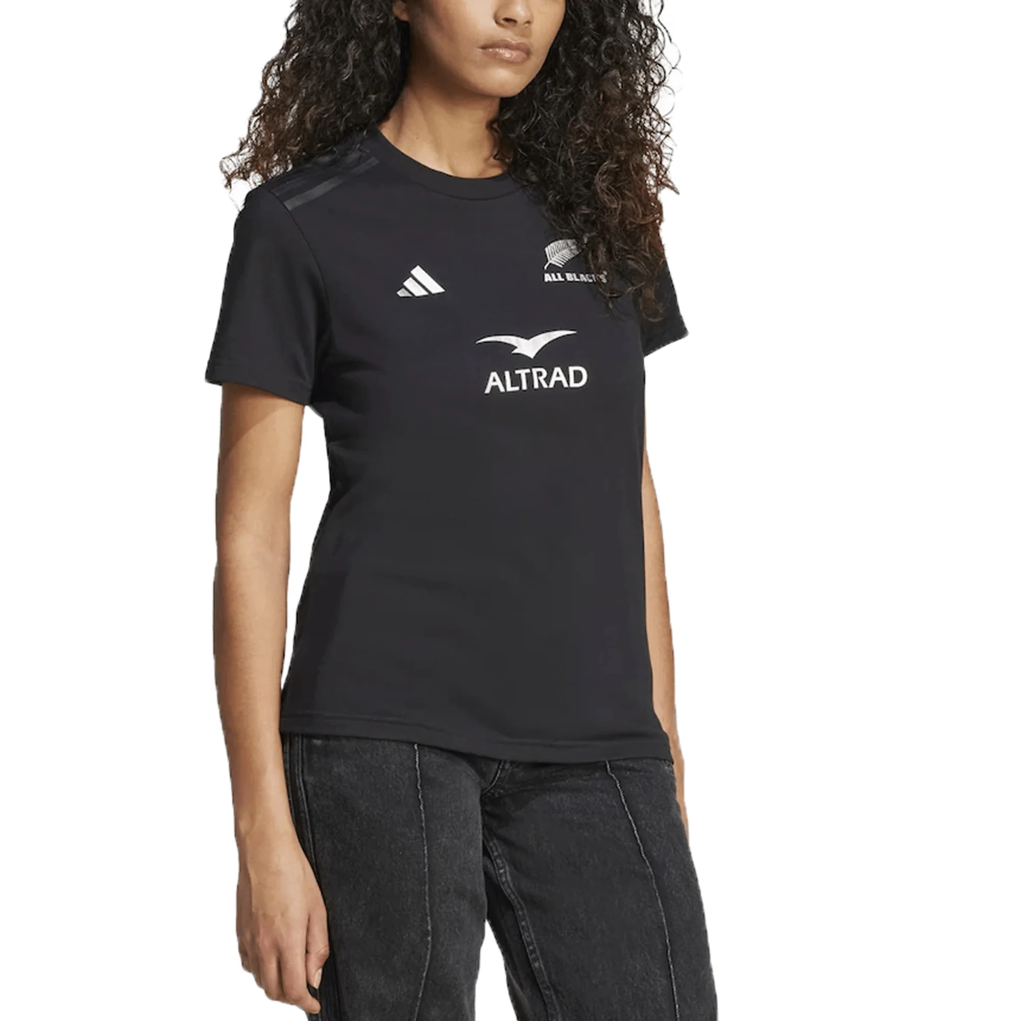 Women's Black Ferns 24/25 Home Supporters T-Shirt by adidas - Image 3