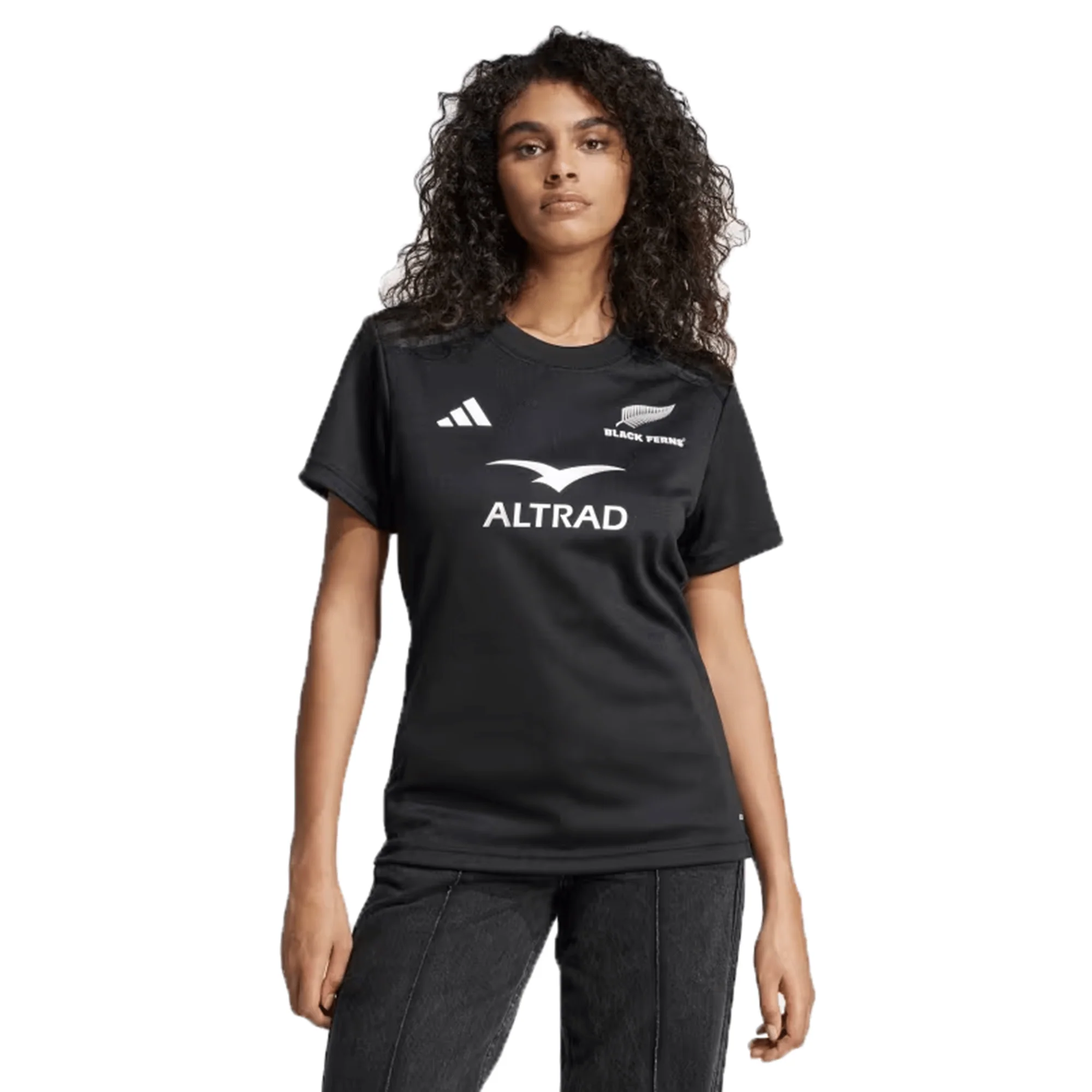 Women's Black Ferns 24/25 Home Supporters T-Shirt by adidas - Image 4