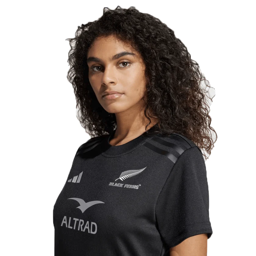 Women's Black Ferns 24/25 Home Supporters T-Shirt by adidas - Image 7