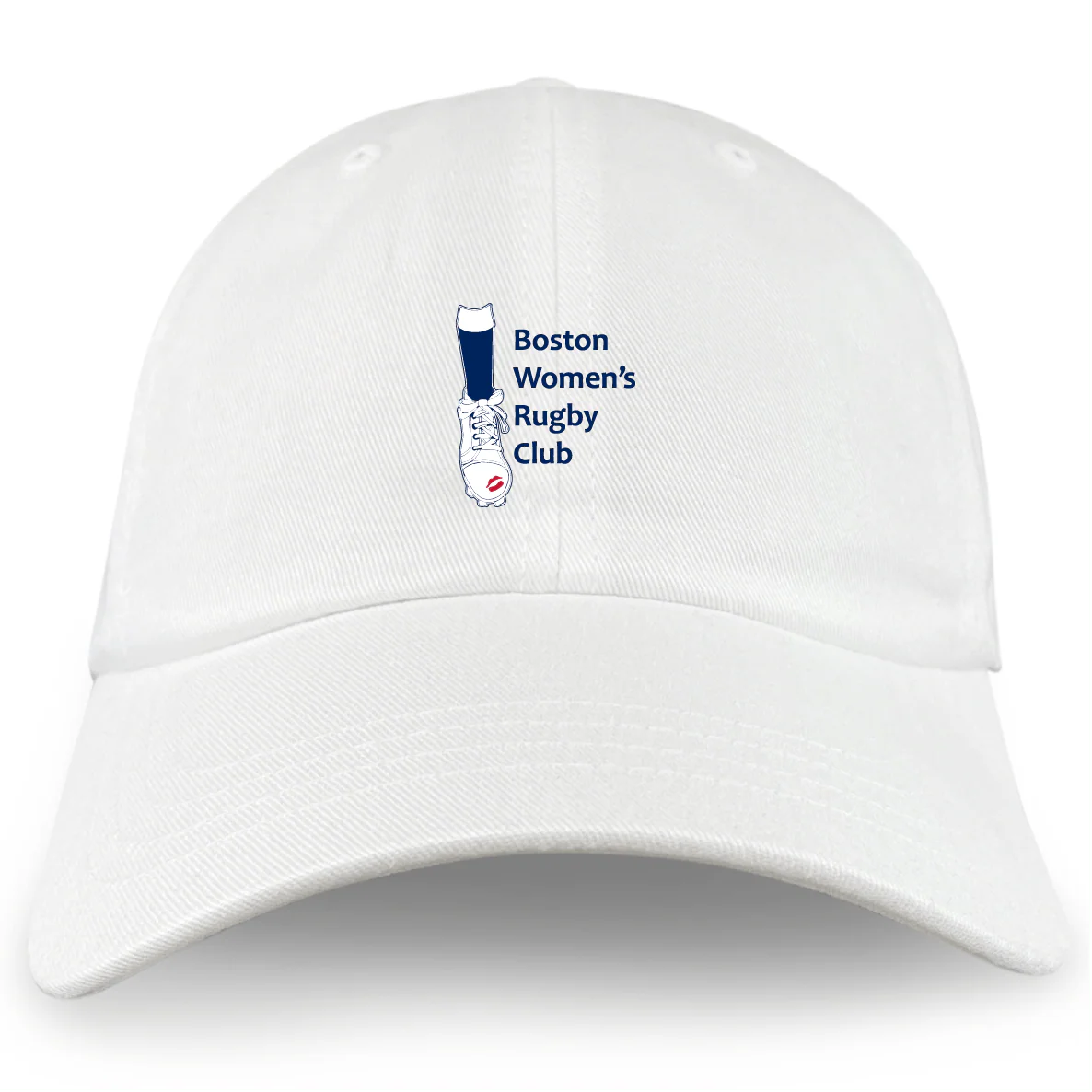 Boston Women's RFC Adult Low-Profile Cotton Twill Dad Cap - Image 3