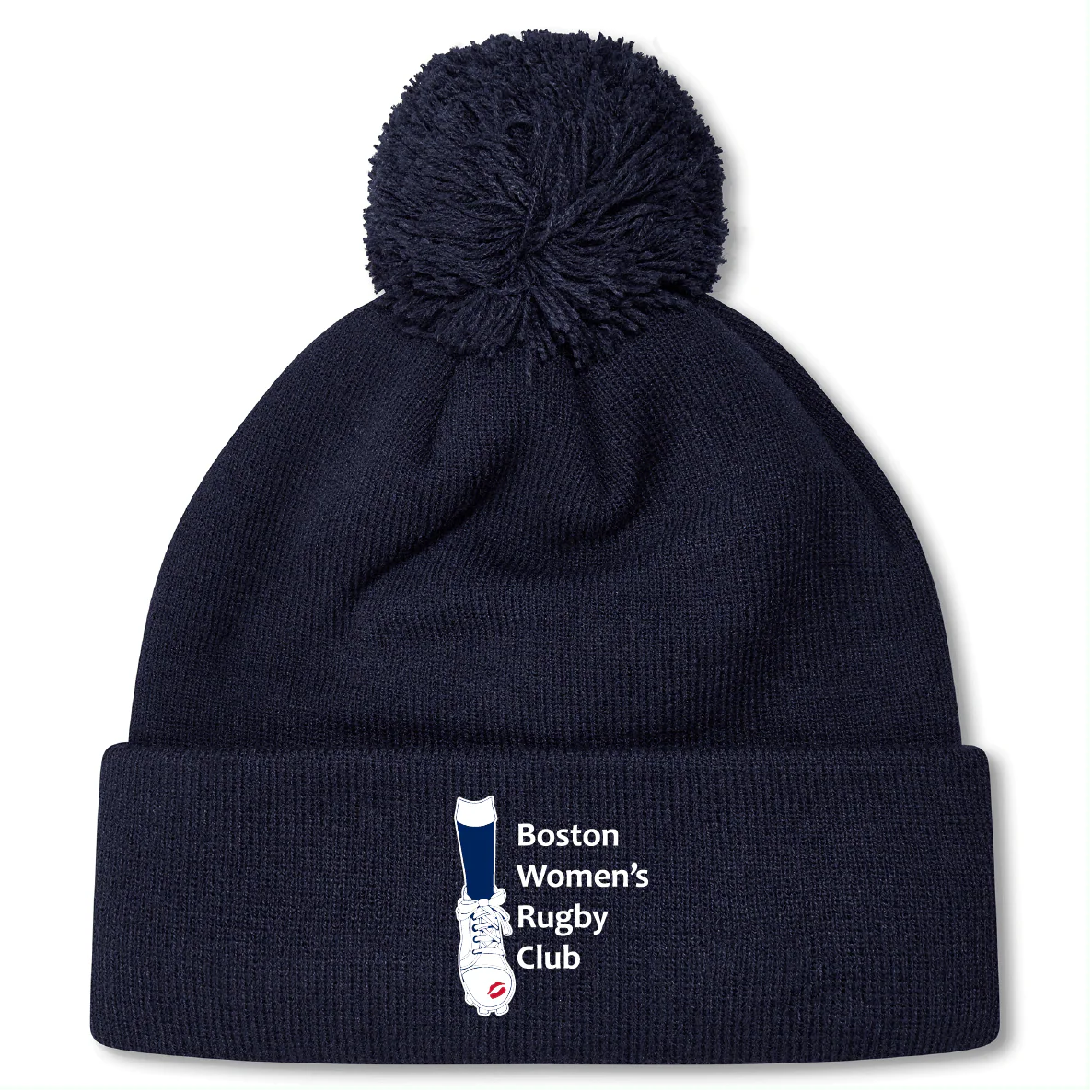 Boston Women's RFC Pom Pom Beanie by Canterbury
