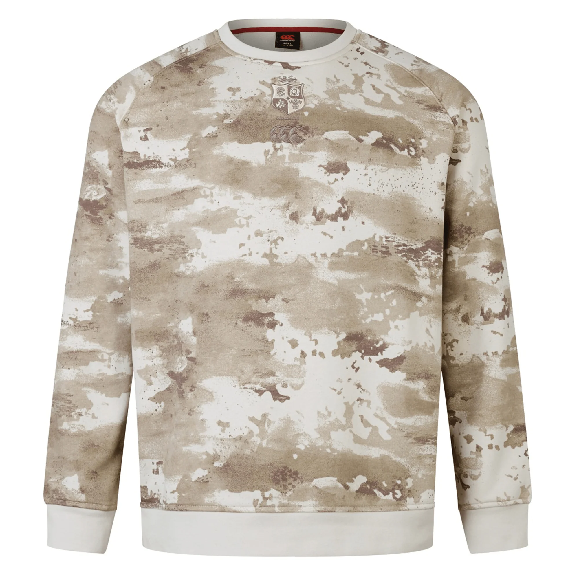 British & Irish Lions 25 Camo Crew Sweatshirt by Canterbury