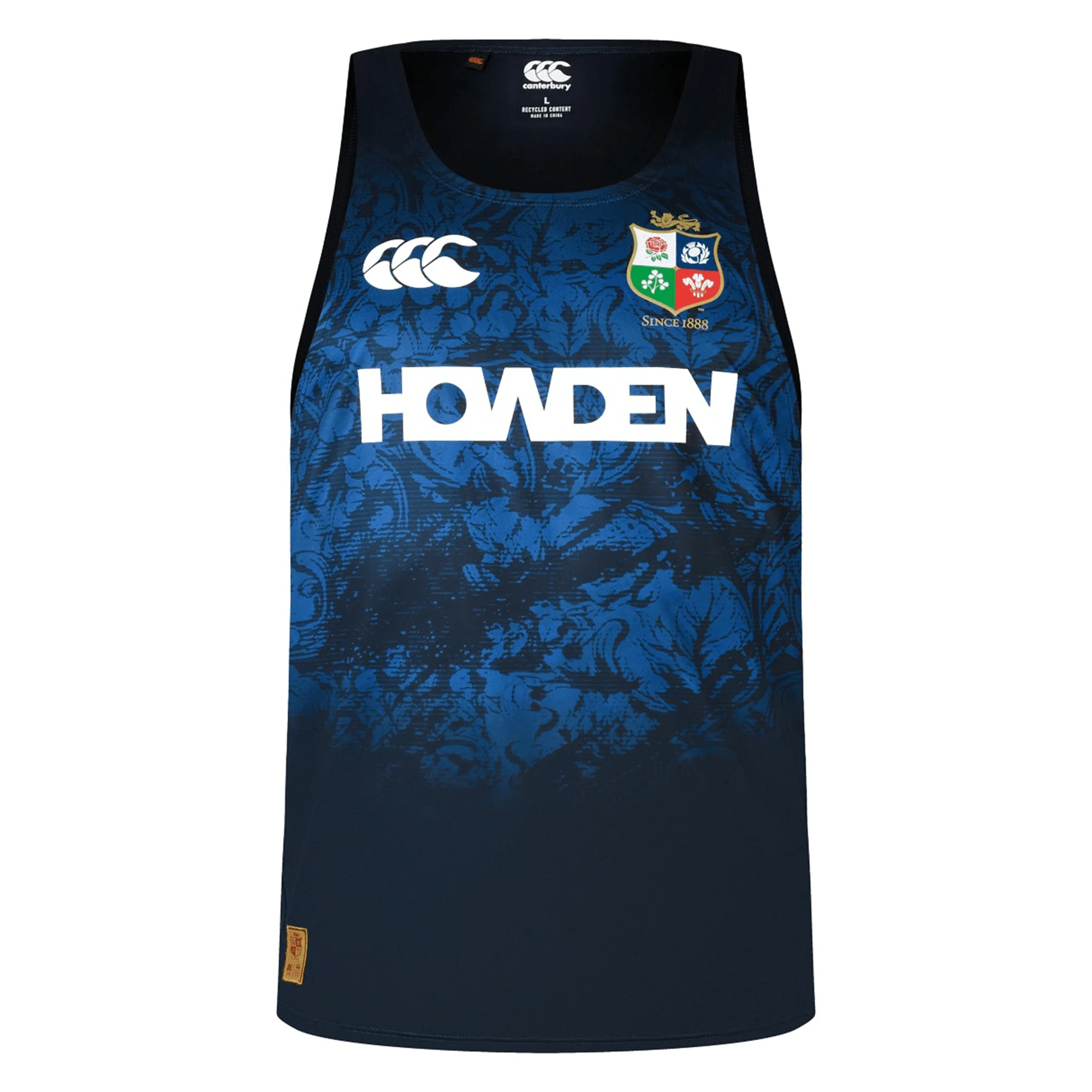 British & Irish Lions 25 Poly Singlet by Canterbury