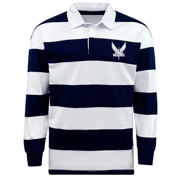 Brunswick Valkyries Classic Long Sleeve Hooped Rugby Jersey - Image 2