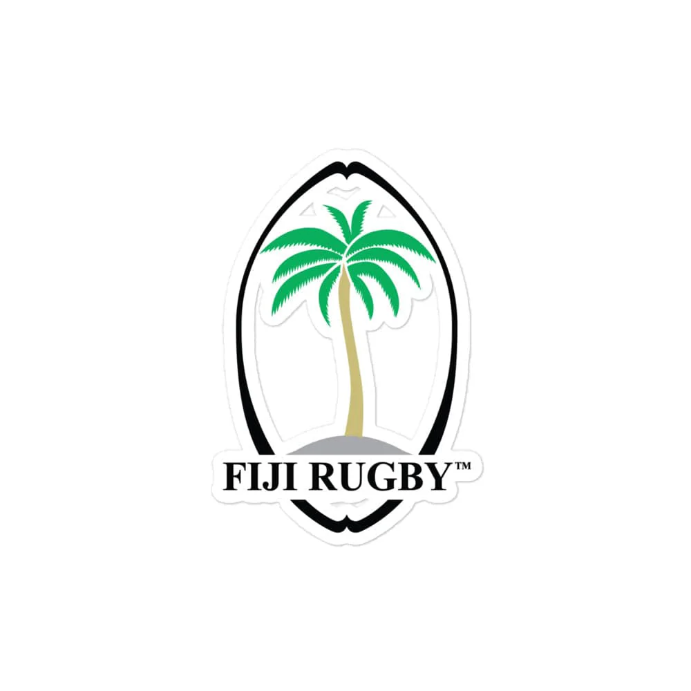 Fiji Throwback Logo Bubble-Free Stickers - Image 2