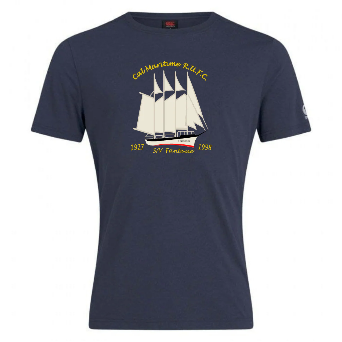 Cal Maritime Rugby Club Plain Tee by Canterbury - Image 3