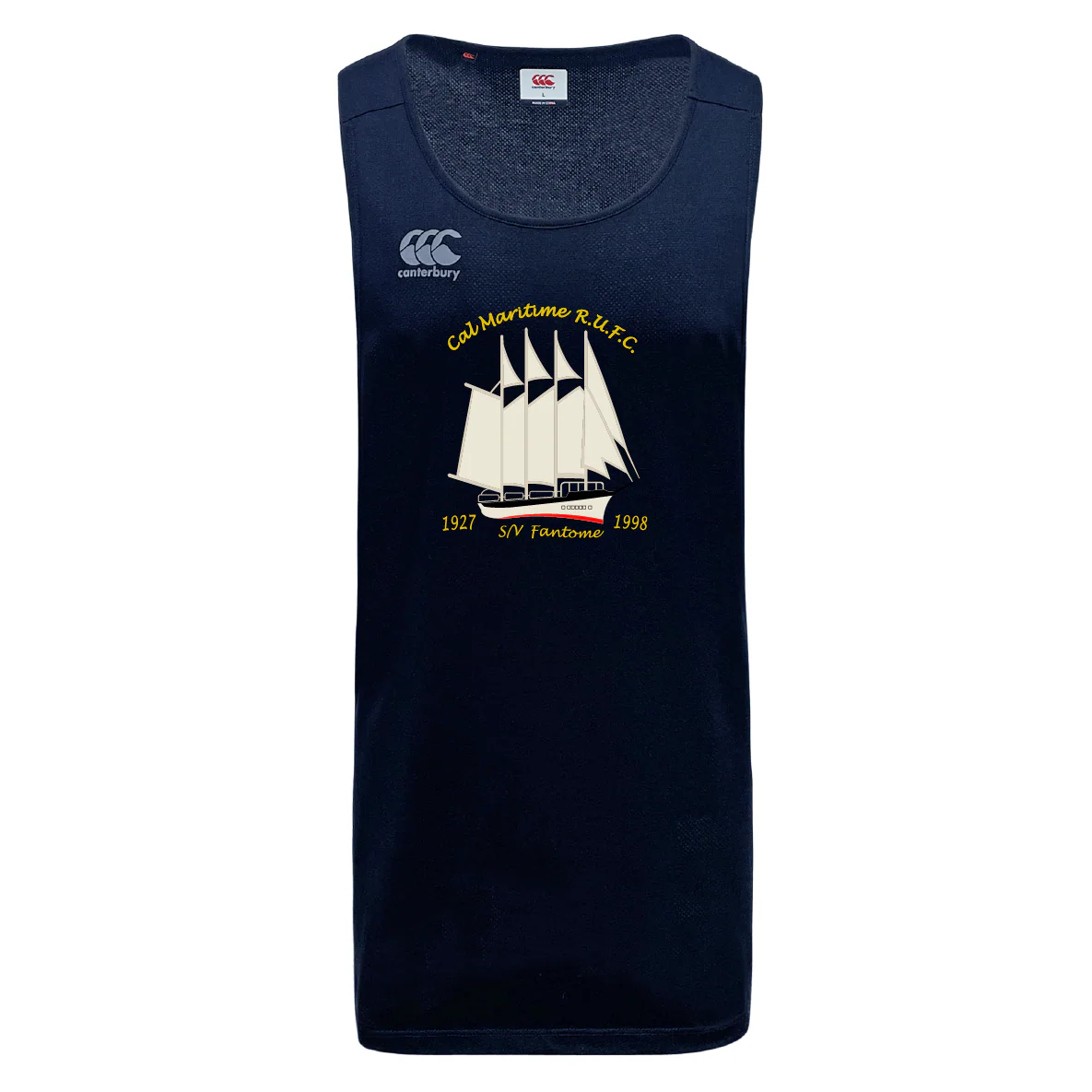 Cal Maritime Rugby Tempo Vapodri Singlet by Canterbury