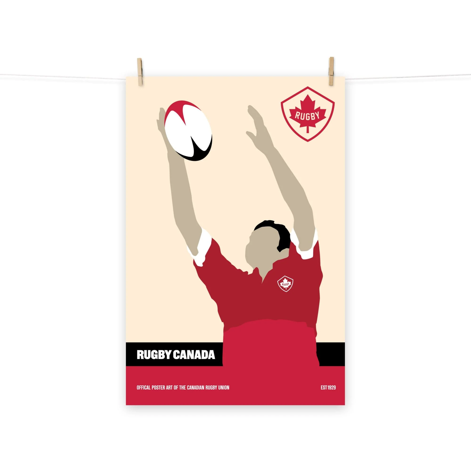 Rugby Canada Rugby Catch Poster - Image 2