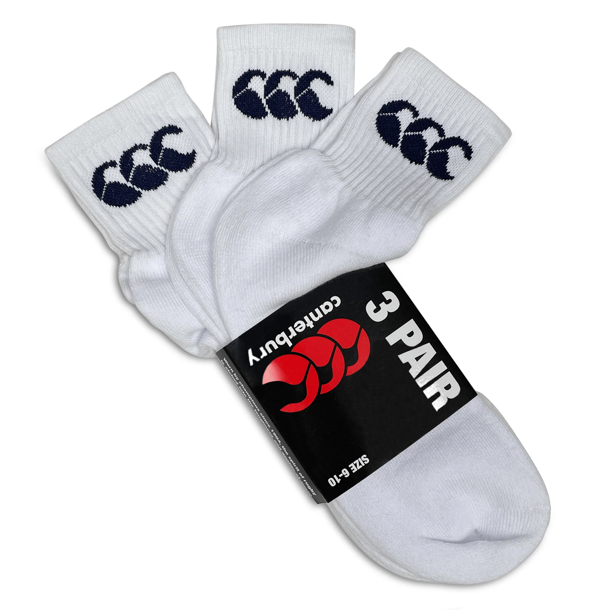 Canterbury Cotton Crew Socks - Image 3