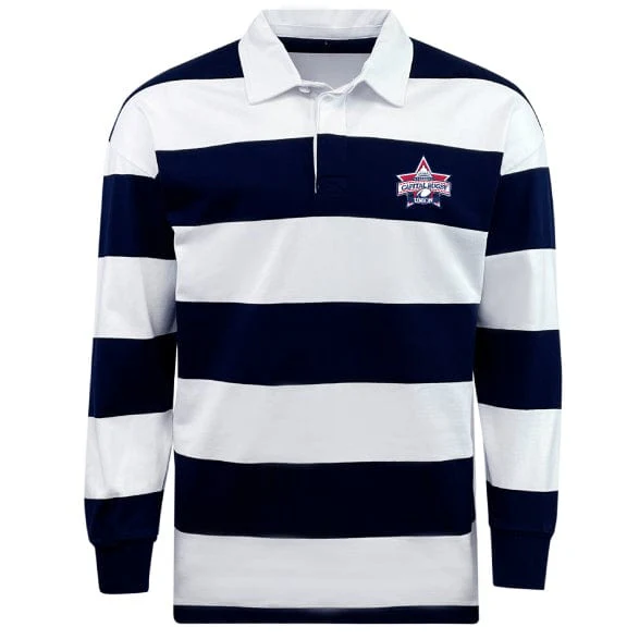 Capital Selects Classic Long Sleeve Hooped Rugby Jersey - Image 2