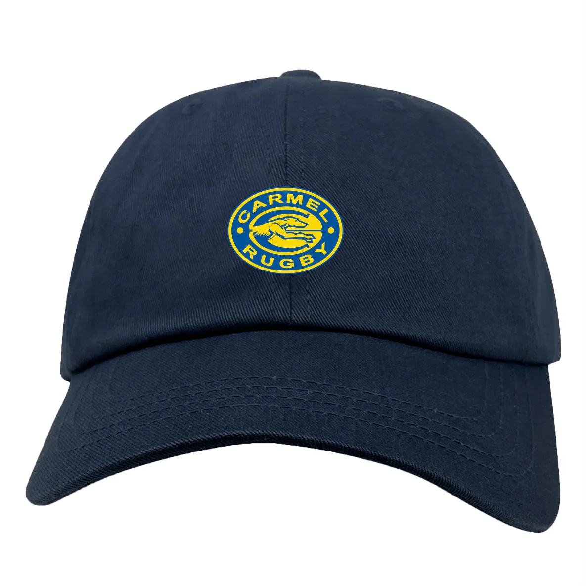 Carmel Rugby Adult Low-Profile Cotton Twill Dad Cap - Image 2