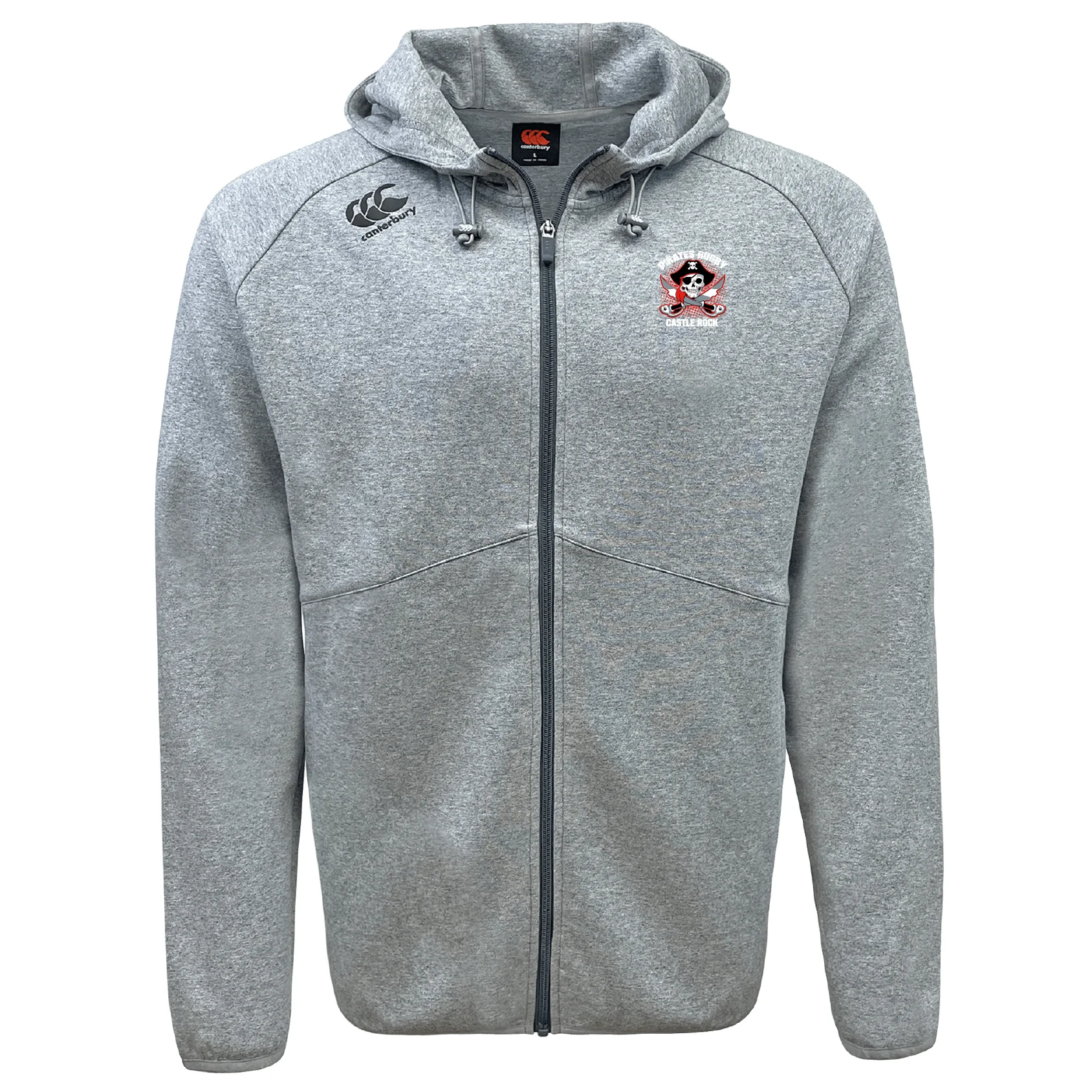 Castle Rock Pirates Rugby Tempo Vapodri Full-Zip Hoodie by Canterbury - Image 2