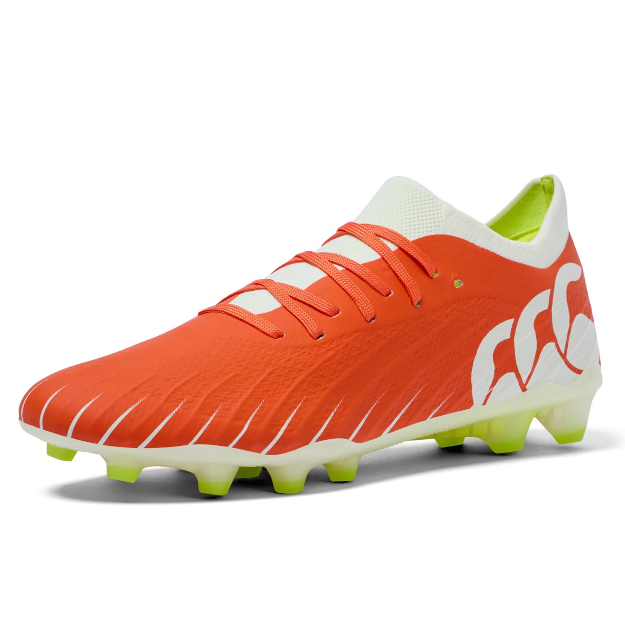 Canterbury Speed Falcon Elite FG - Tangerine Tango/Snow White - Image 4