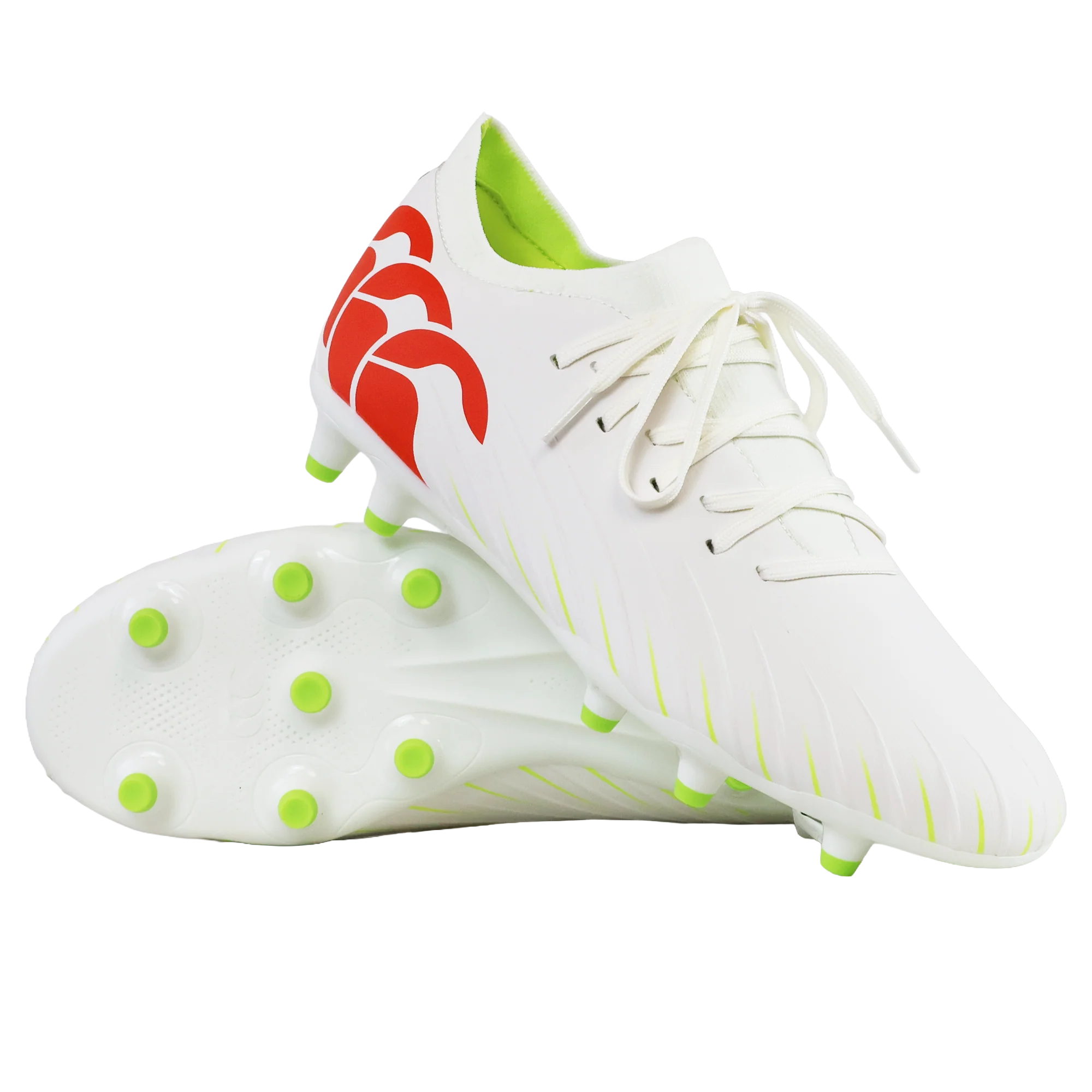 Canterbury Speed Falcon Pro FG - Snow White/Tangerine Tango